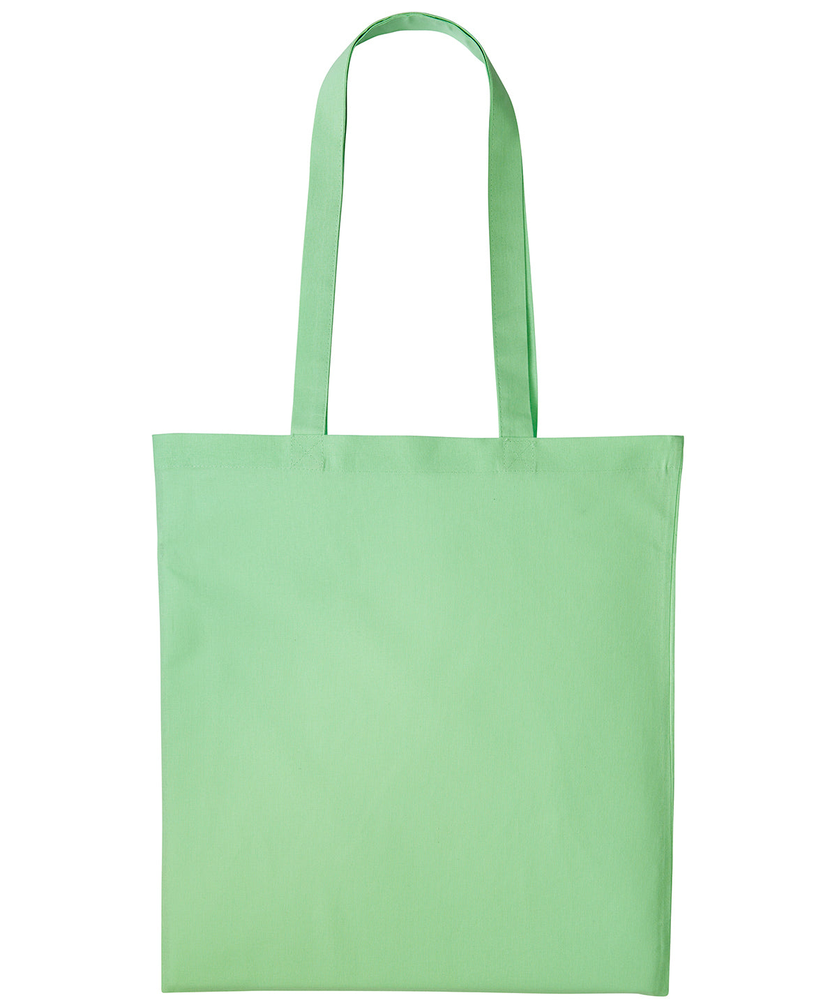 Bags - Återanvändbara Handväskor i Bomull med Långt Handtag Pastel Green One size