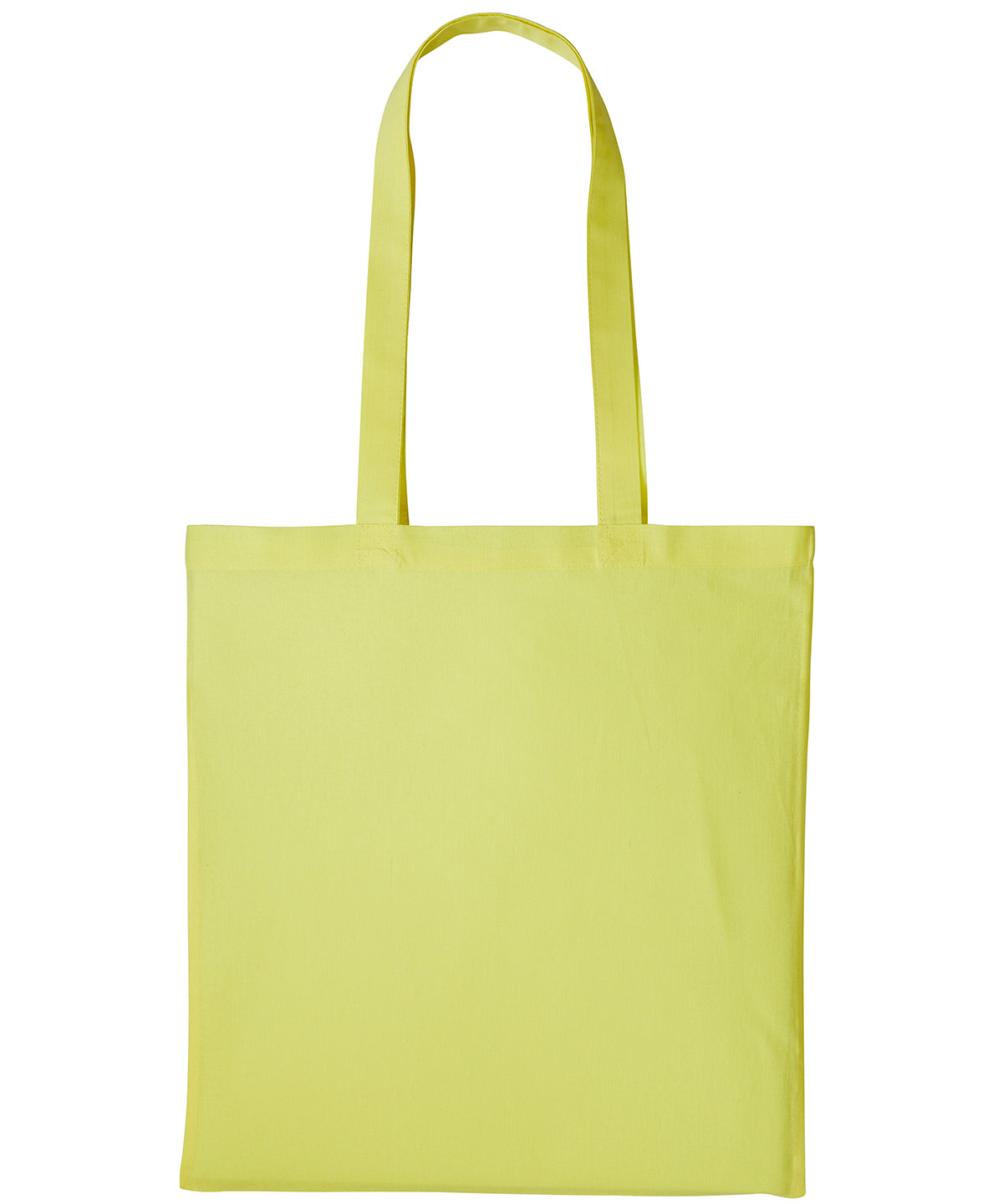 Bags - Återanvändbara Handväskor i Bomull med Långt Handtag Pastel Lemon One size