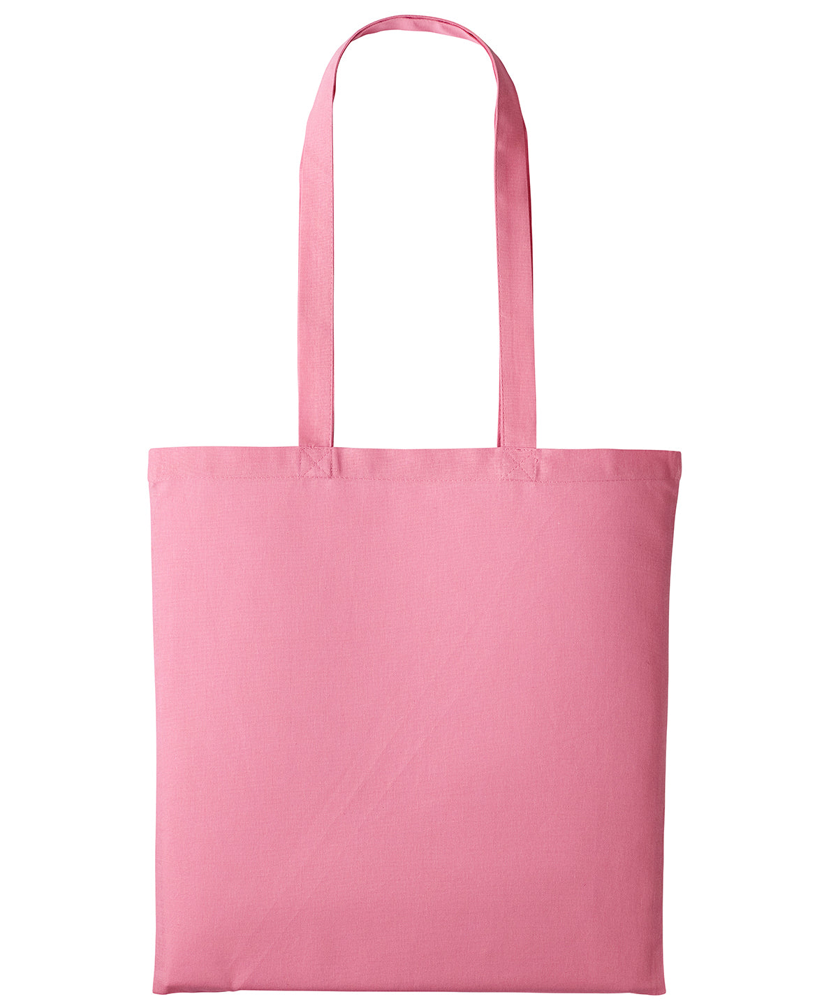 Bags - Återanvändbara Handväskor i Bomull med Långt Handtag Pastel Pink One size