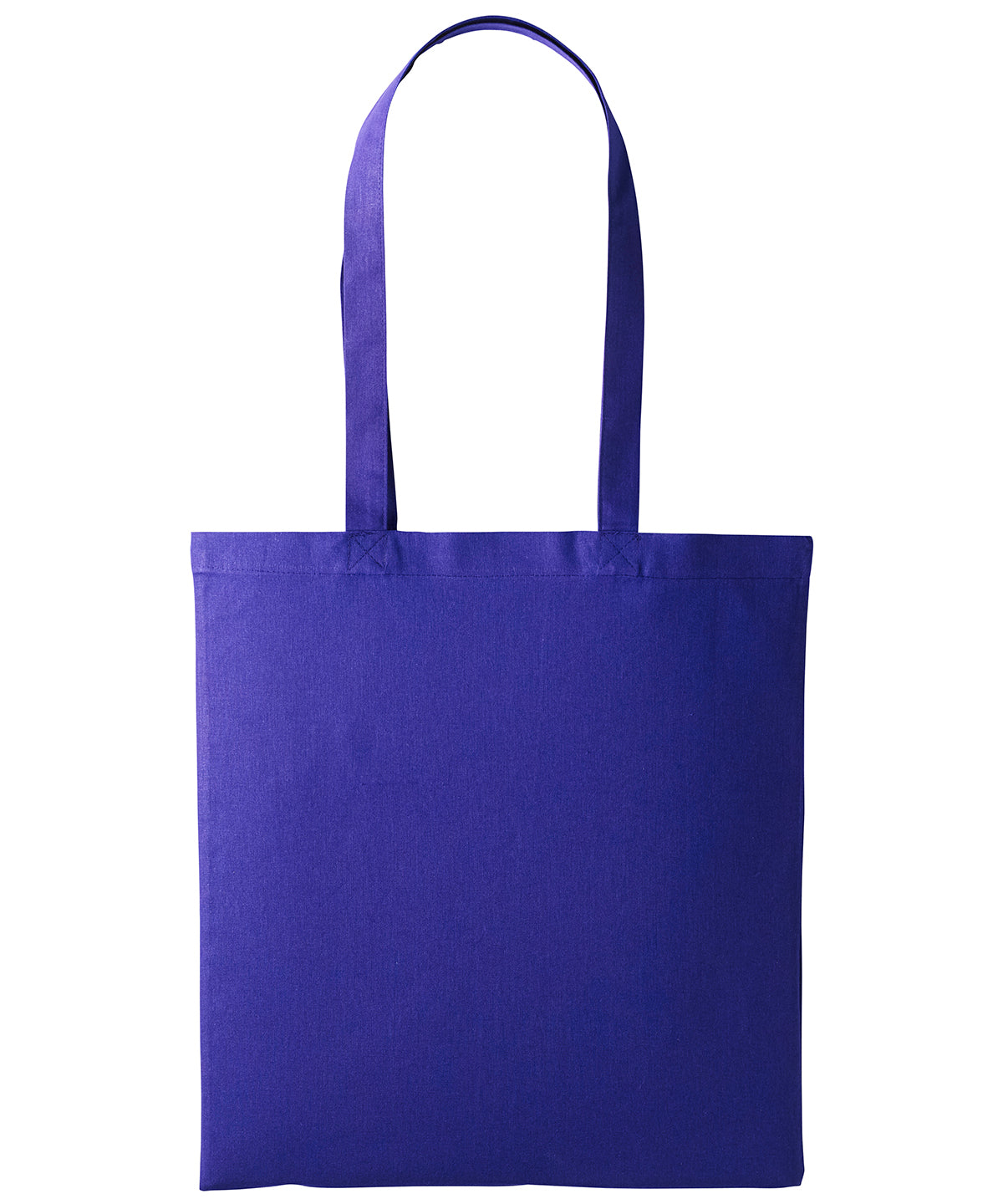 Bags - Återanvändbara Handväskor i Bomull med Långt Handtag Purple One size