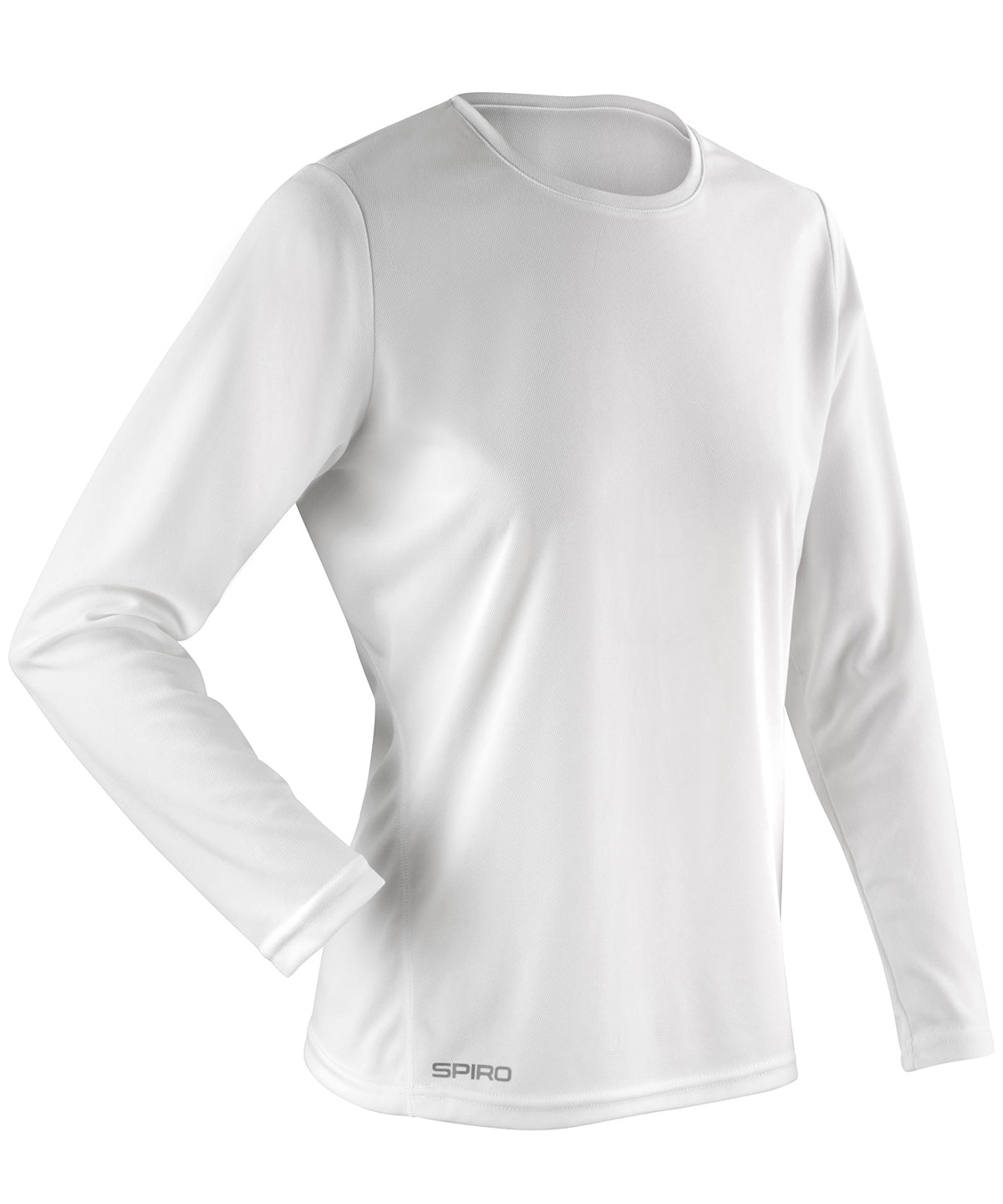 T-Shirts - Spiro Quick-Dry Långärmad T-shirt för Damer White