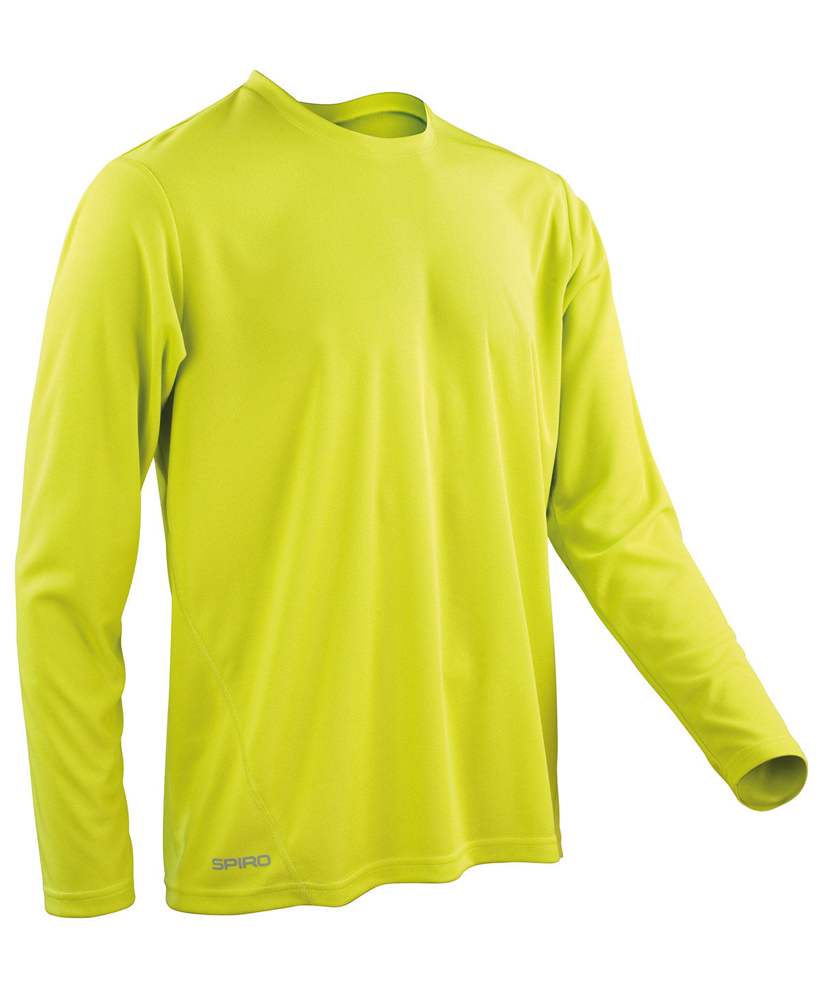 T-Shirts - Spiro Quick-Dry Långärmad T-shirt Lime Green