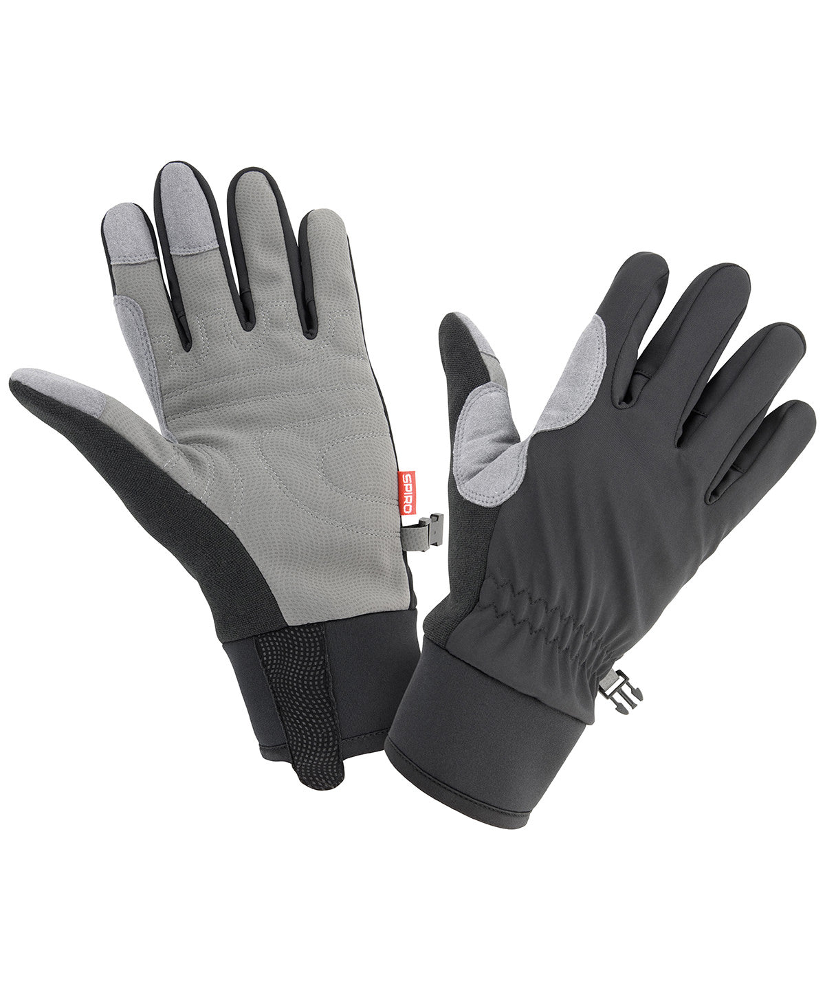 Gloves - Spiro Långa Handskar Black Grey