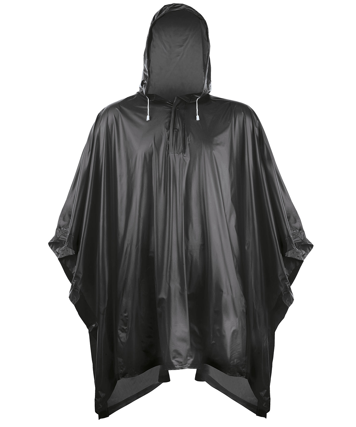 Ponchos - Vattentät och Vindtät Poncho för Utomhusaktiviteter Black One size