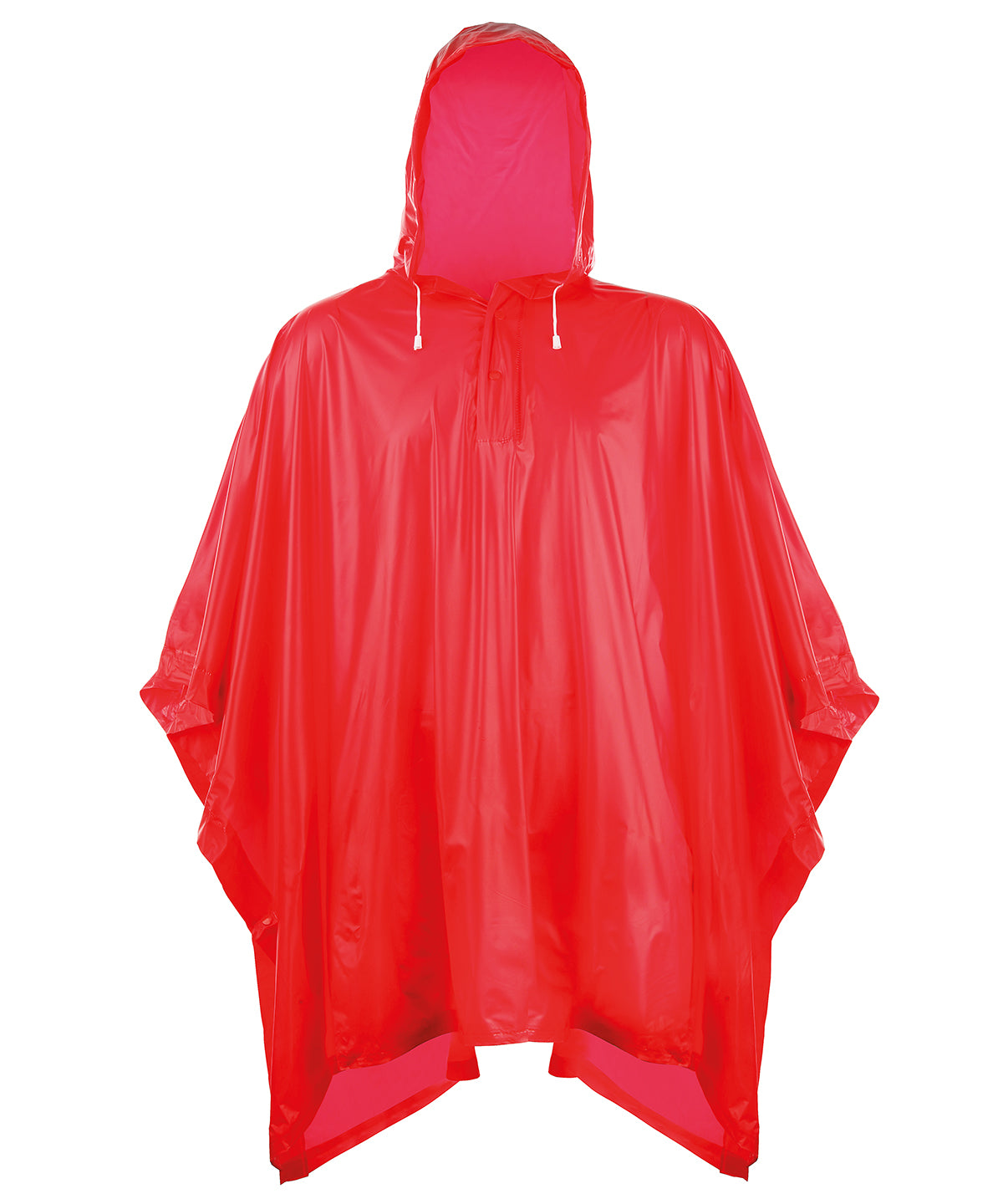 Ponchos - Vattentät och Vindtät Poncho för Utomhusaktiviteter Red One size