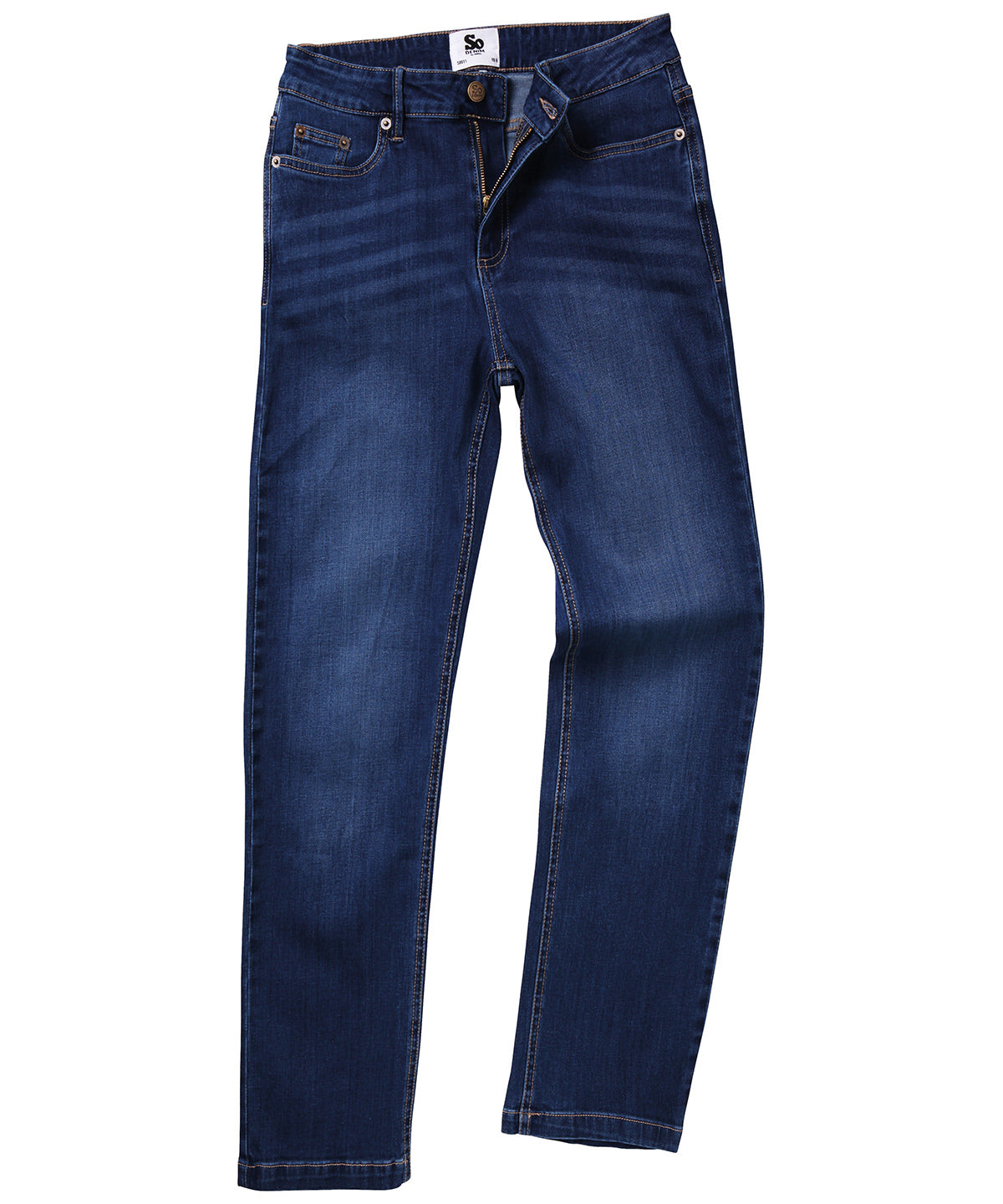 Jeans - Katy Raka Jeans för Damer Dark Blue Wash