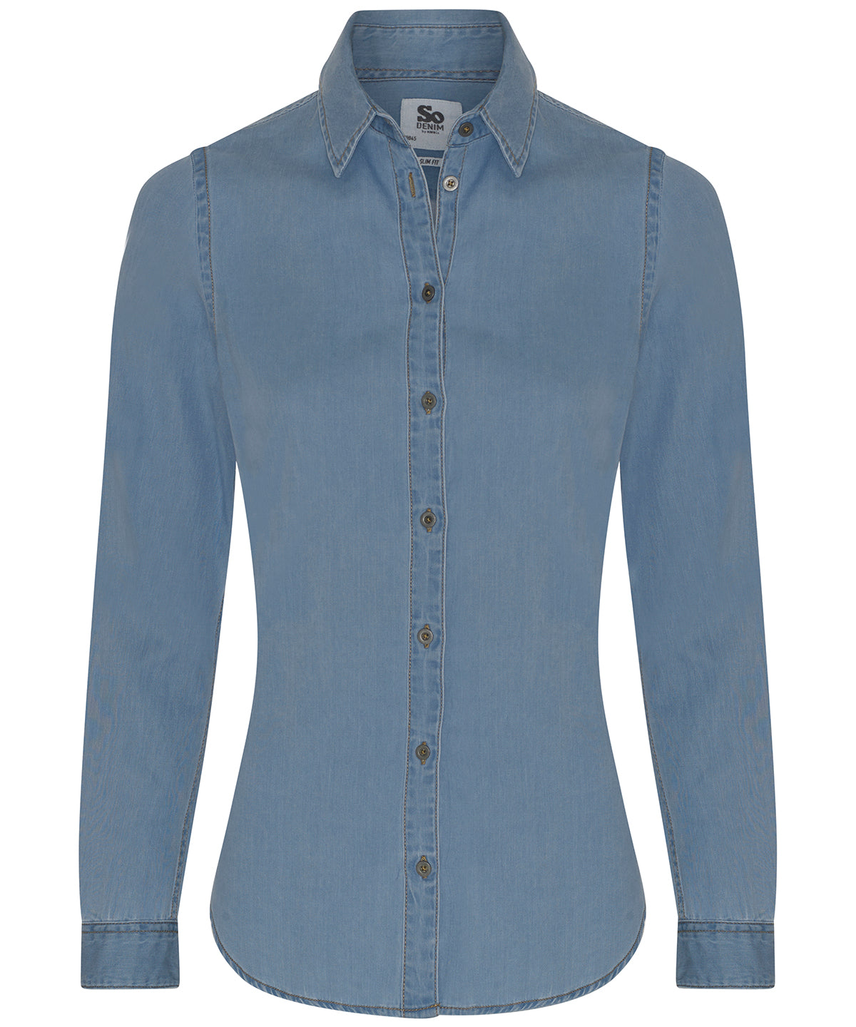 Shirts - Lucy Denimskjorta för Damer Light Blue