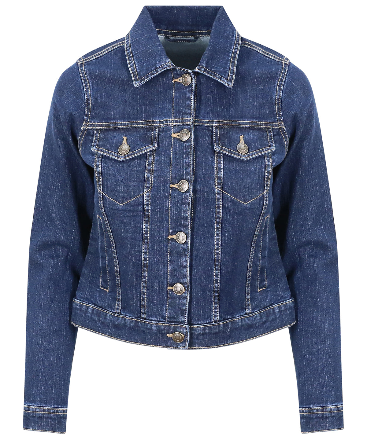 Jackets - Olivia denimjacka för damer Dark Blue Wash