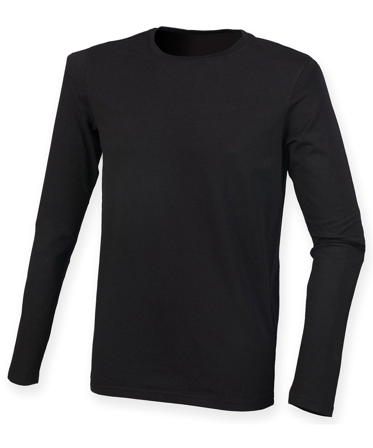 T-Shirts - Långärmad Stretch T-shirt Black