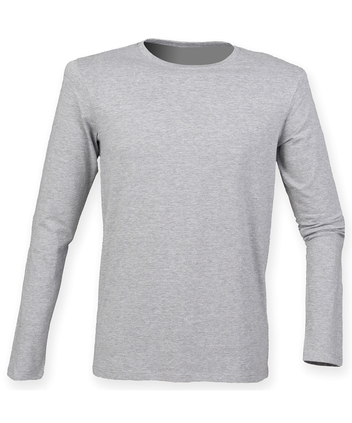 T-Shirts - Långärmad Stretch T-shirt Heather Grey