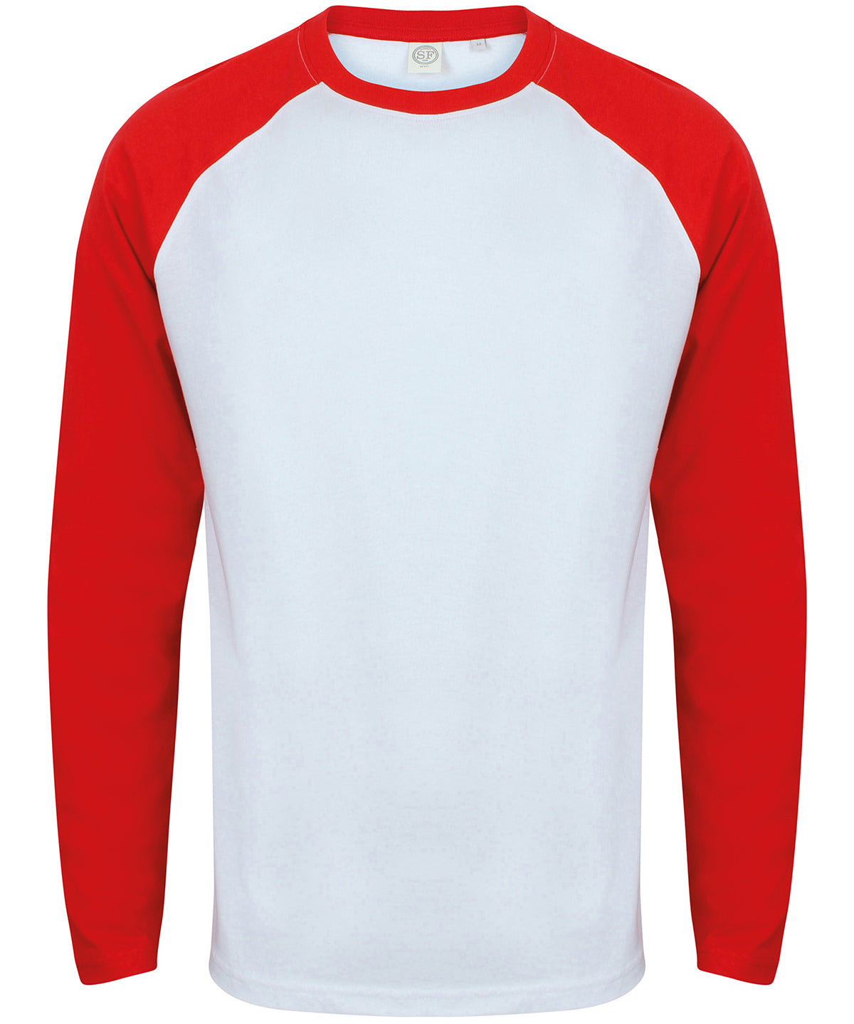 T-Shirts - Långärmad Baseballtröja White Red