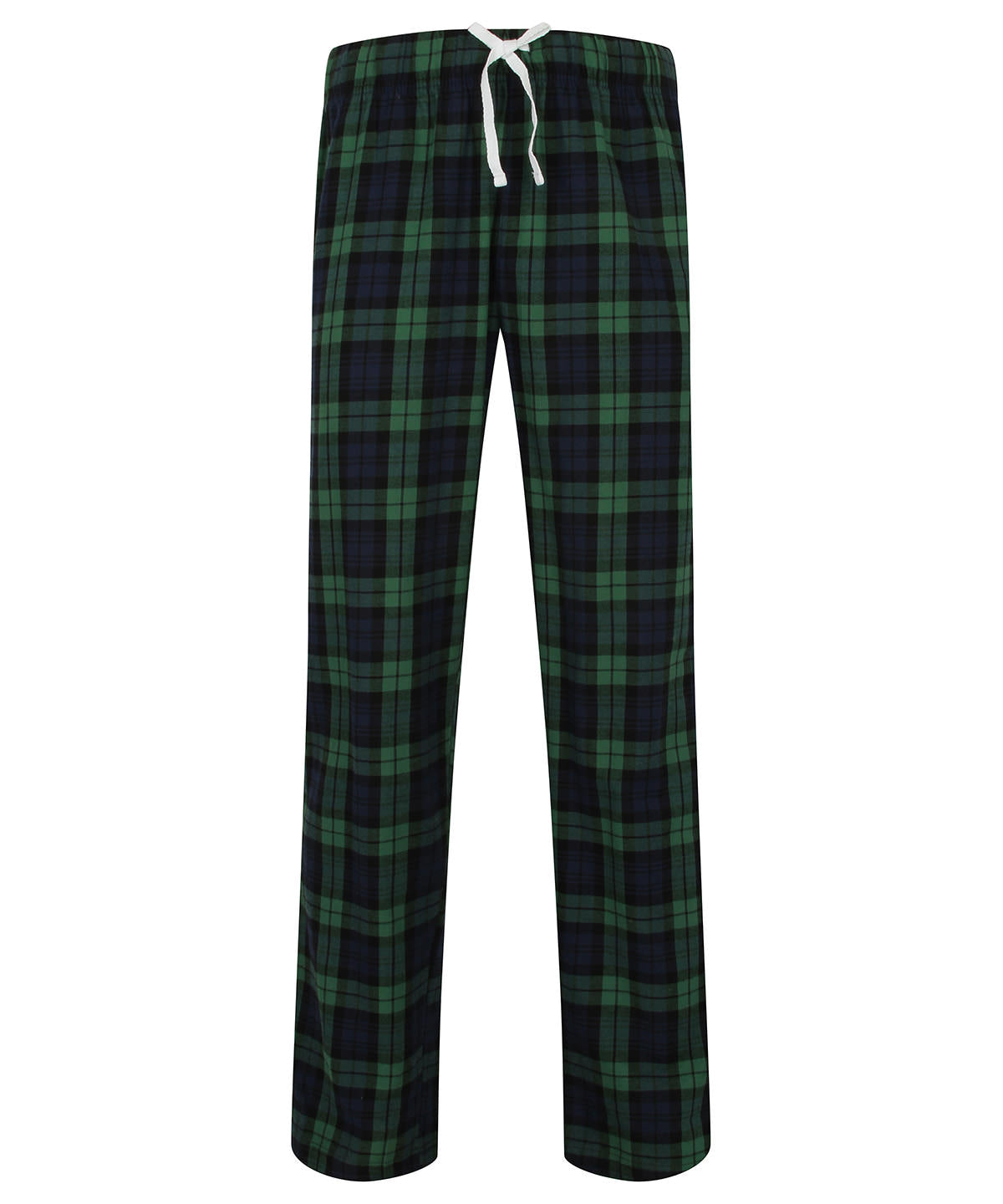 Loungewear Bottoms - Tartan Loungebyxor för Herrar Navy Green Check