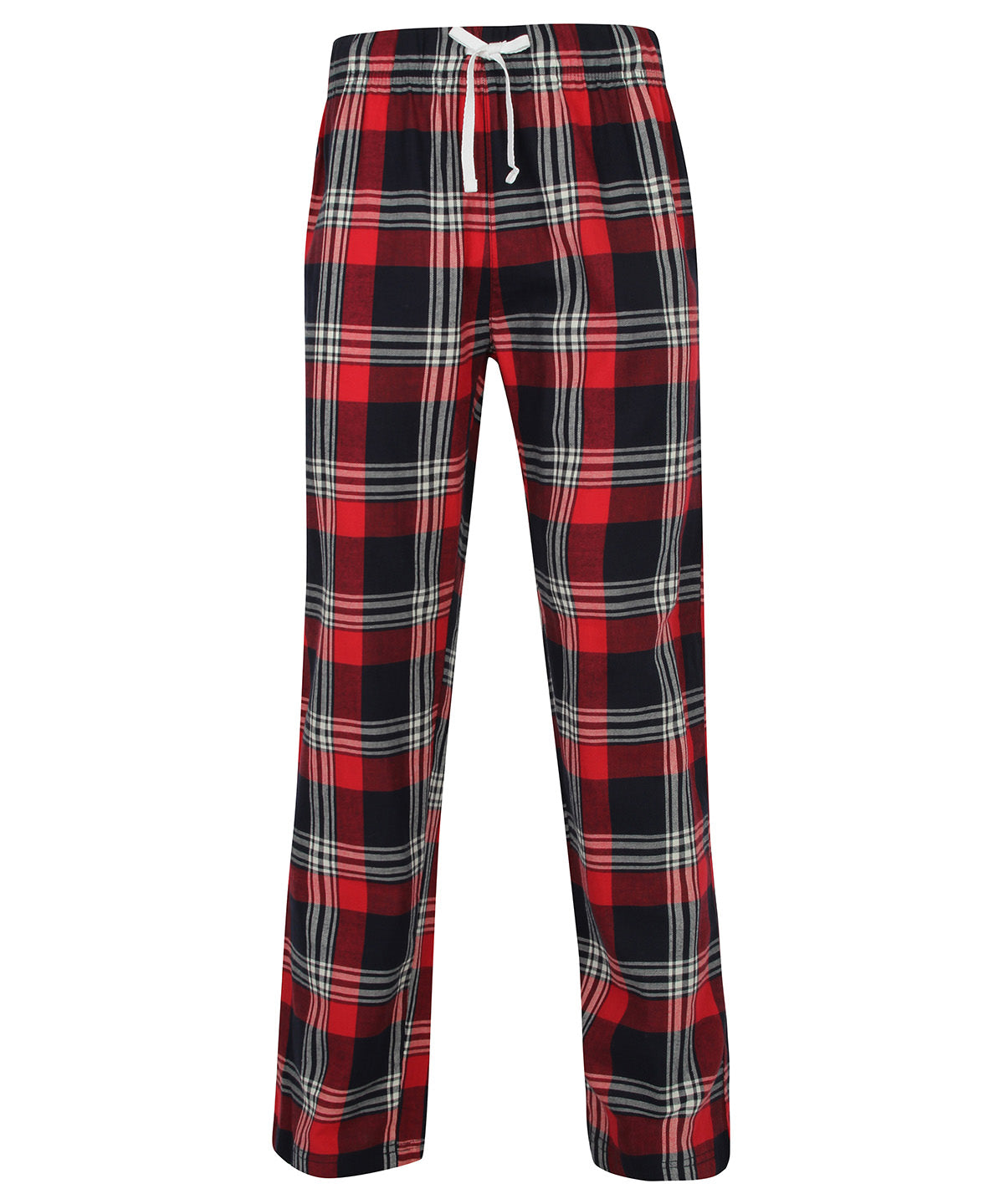 Loungewear Bottoms - Tartan Loungebyxor för Herrar Red Navy Check