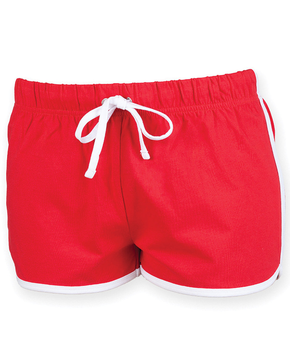 Shorts - Retro shorts för damer Red White