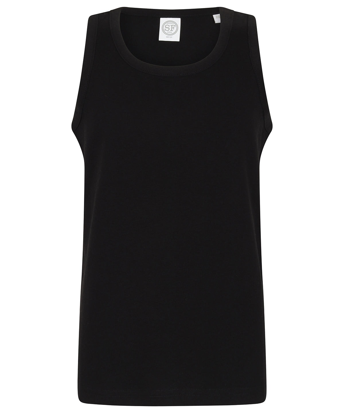 Vests - Barns Bekväma Stretchlinne Black