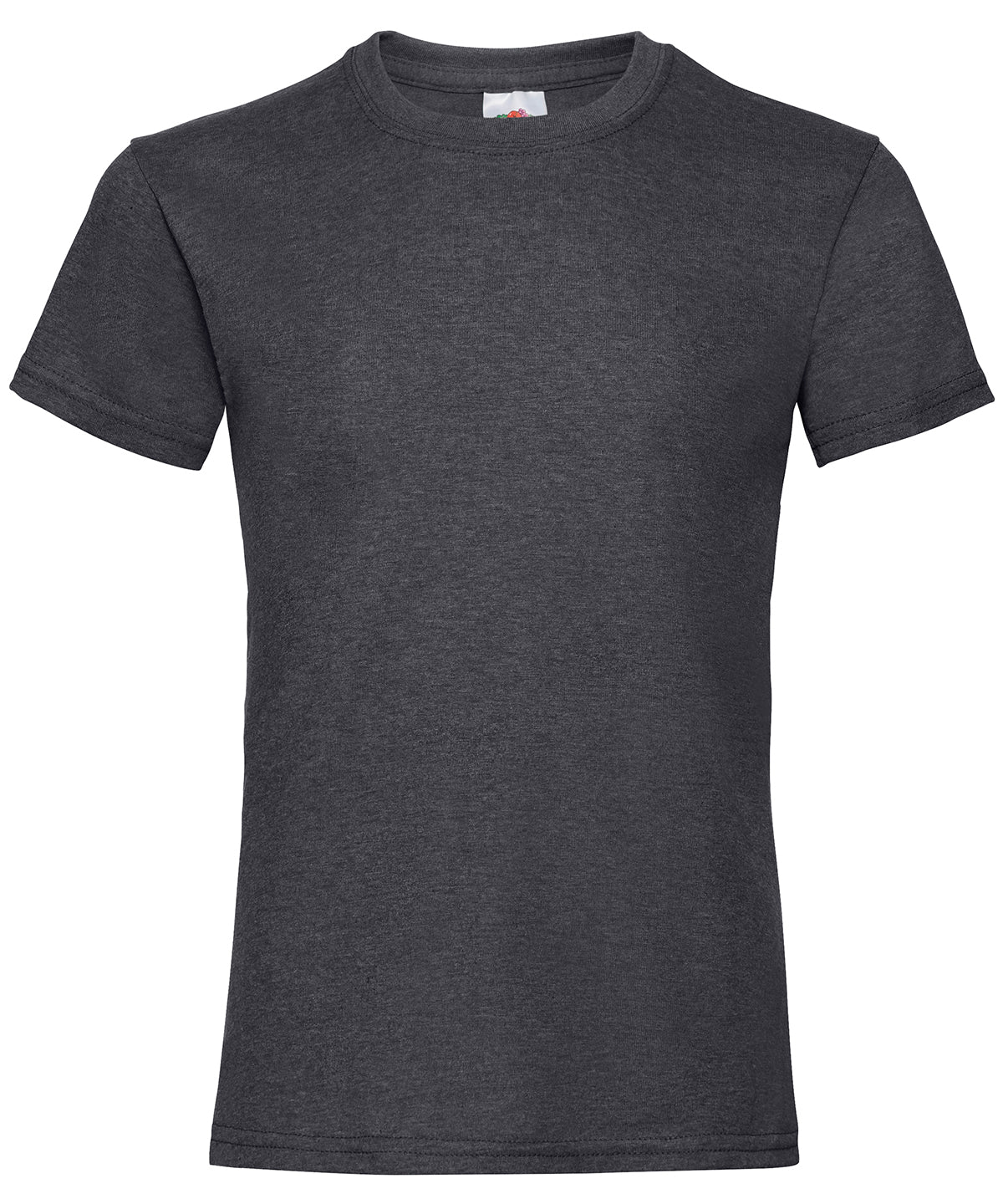 T-Shirts - Damvänlig T-shirt i 100% Bomull Dark Heather Grey