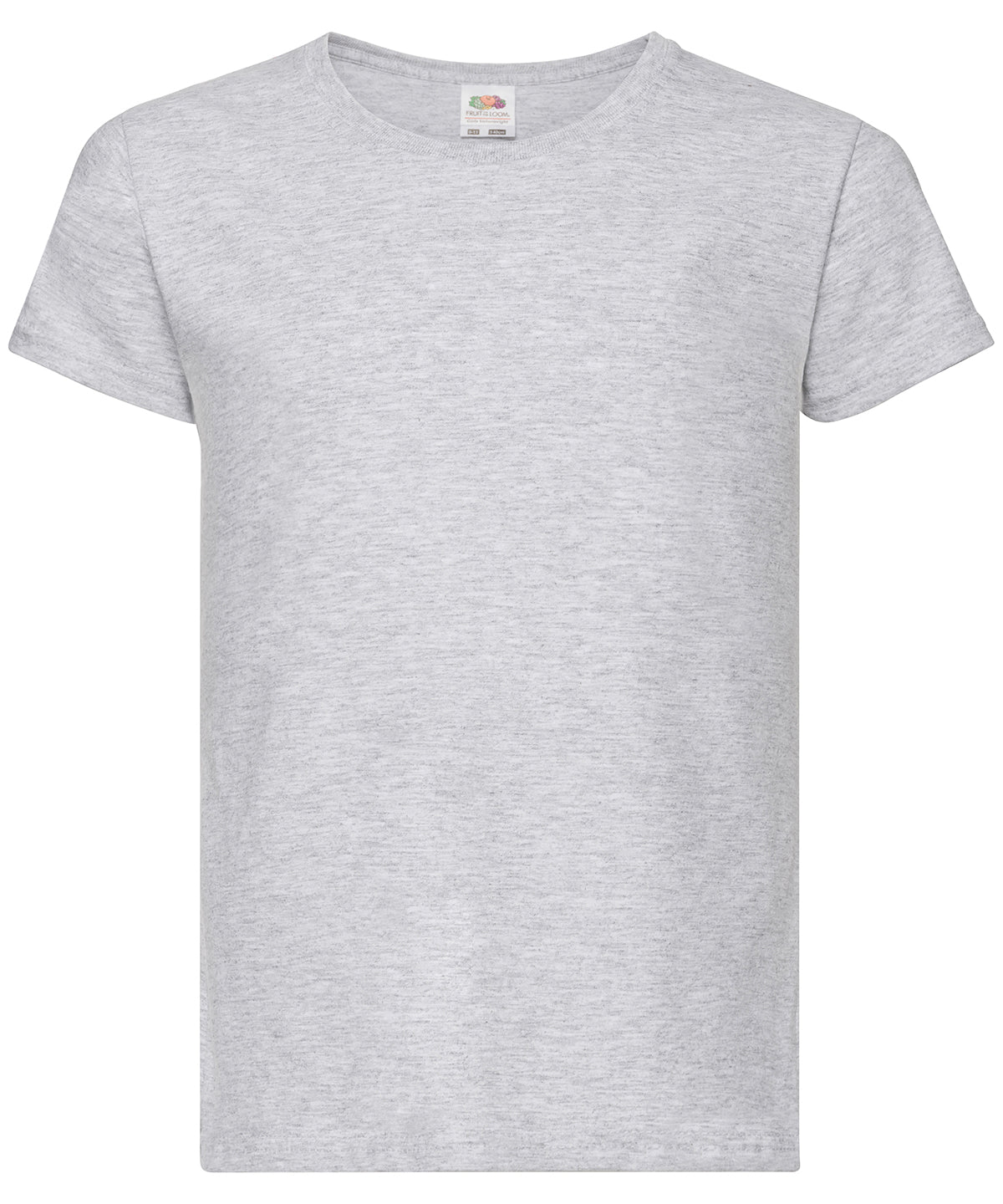 T-Shirts - Damvänlig T-shirt i 100% Bomull Heather Grey