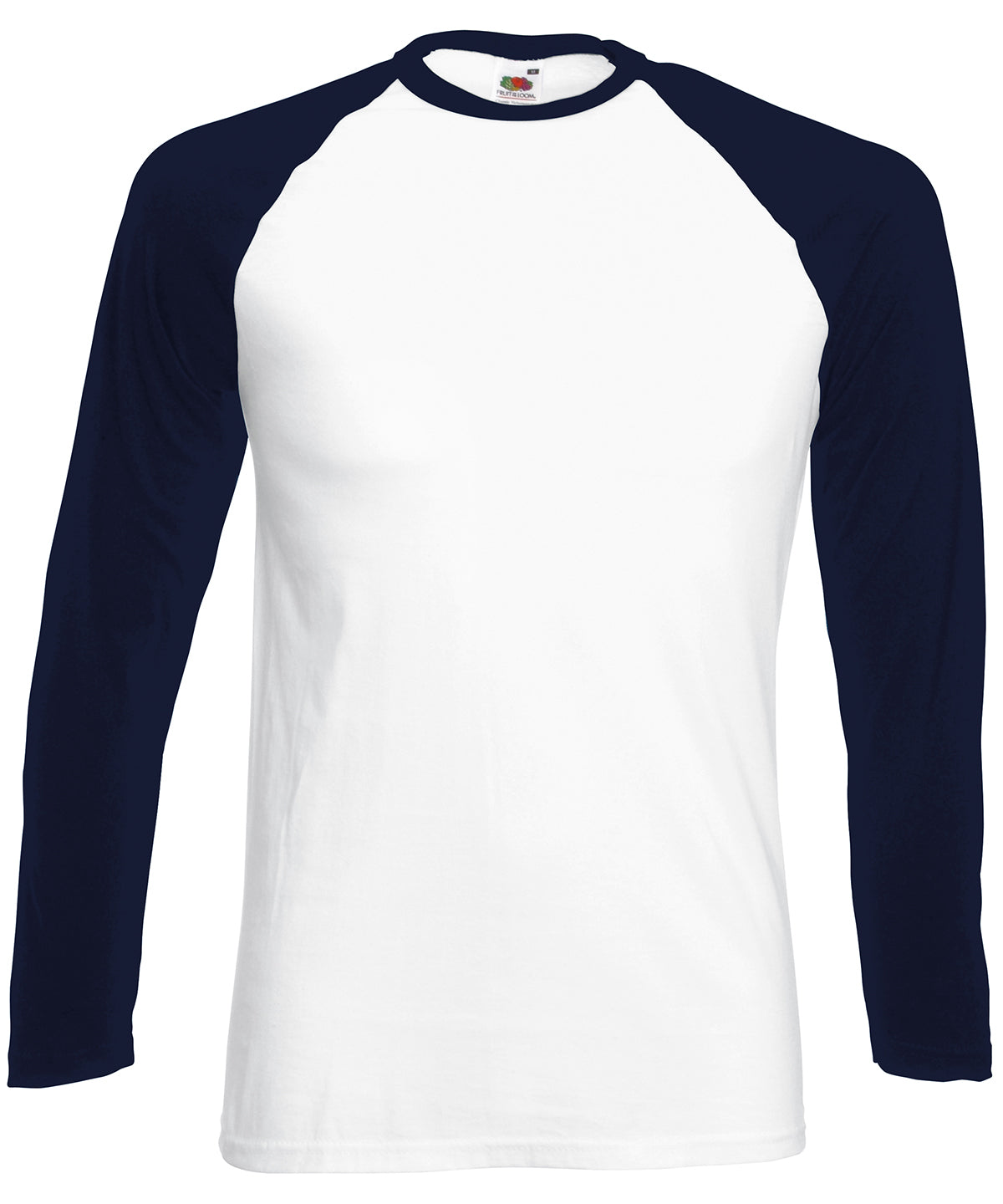 T-Shirts - Långärmad Baseball T-shirt White Deep Navy