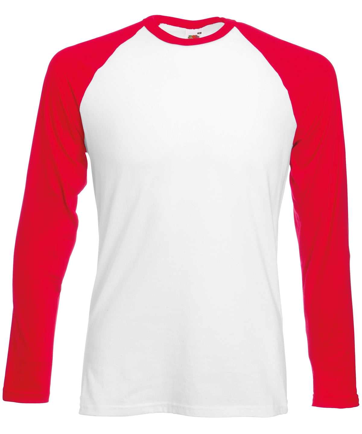 T-Shirts - Långärmad Baseball T-shirt White Red