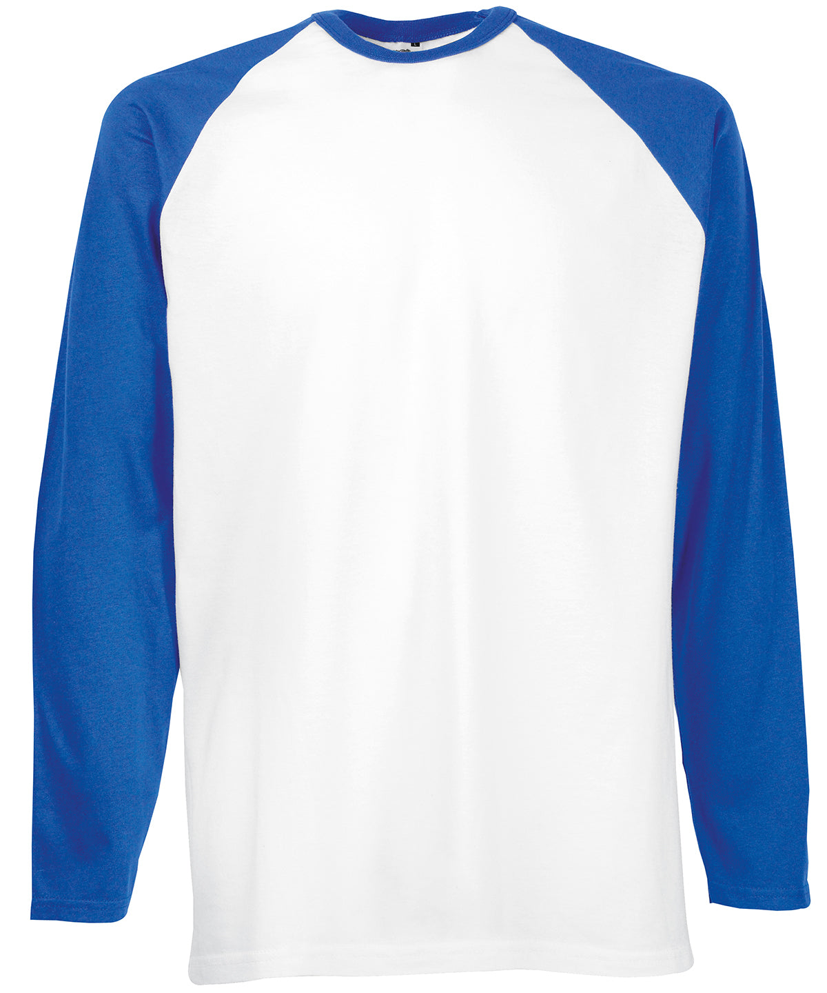 T-Shirts - Långärmad Baseball T-shirt White Royal Blue