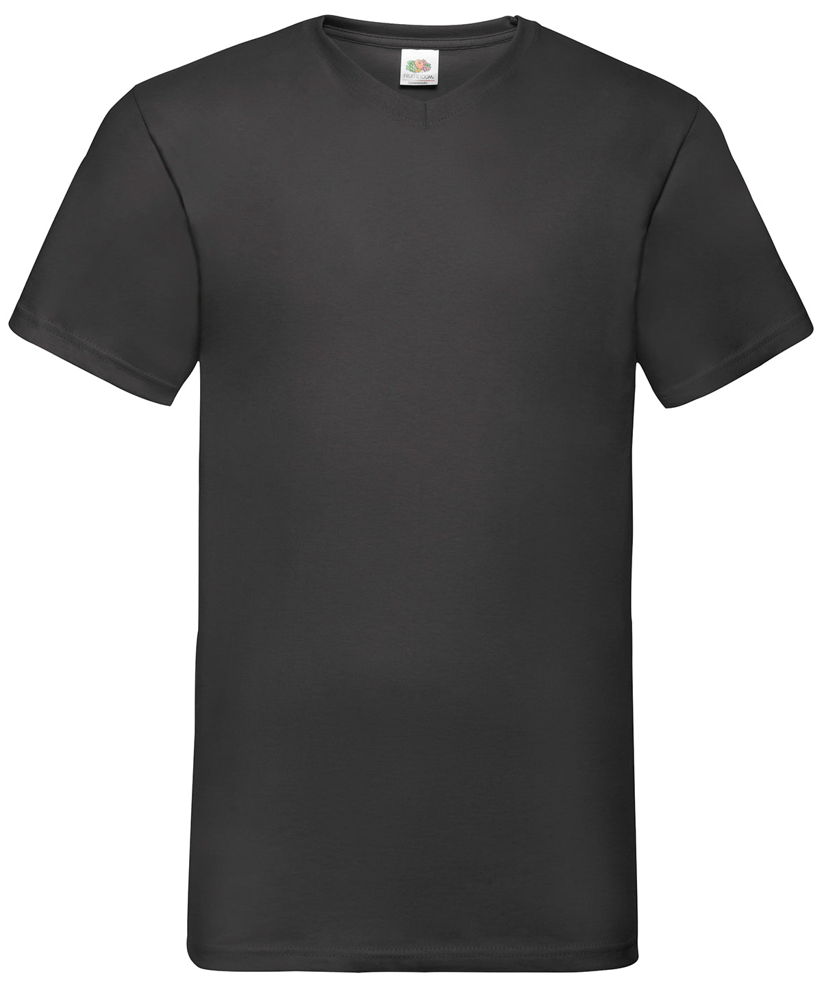 T-Shirts - Klassisk V-ringad T-shirt för Herrar Black