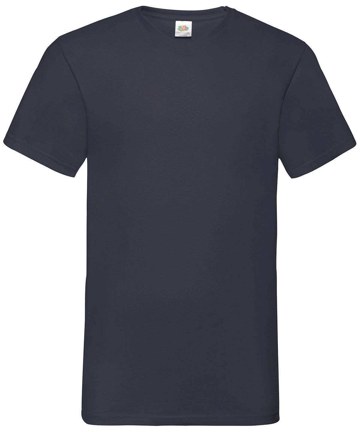 T-Shirts - Klassisk V-ringad T-shirt för Herrar Deep Navy