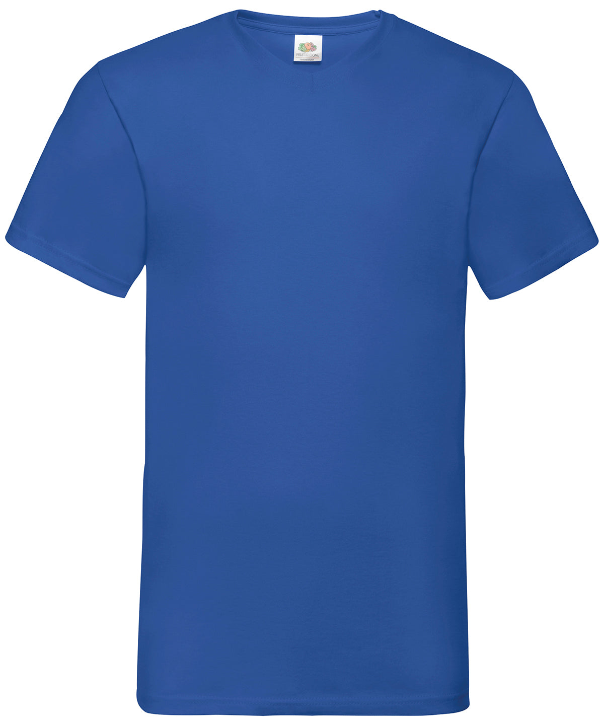 T-Shirts - Klassisk V-ringad T-shirt för Herrar Royal Blue