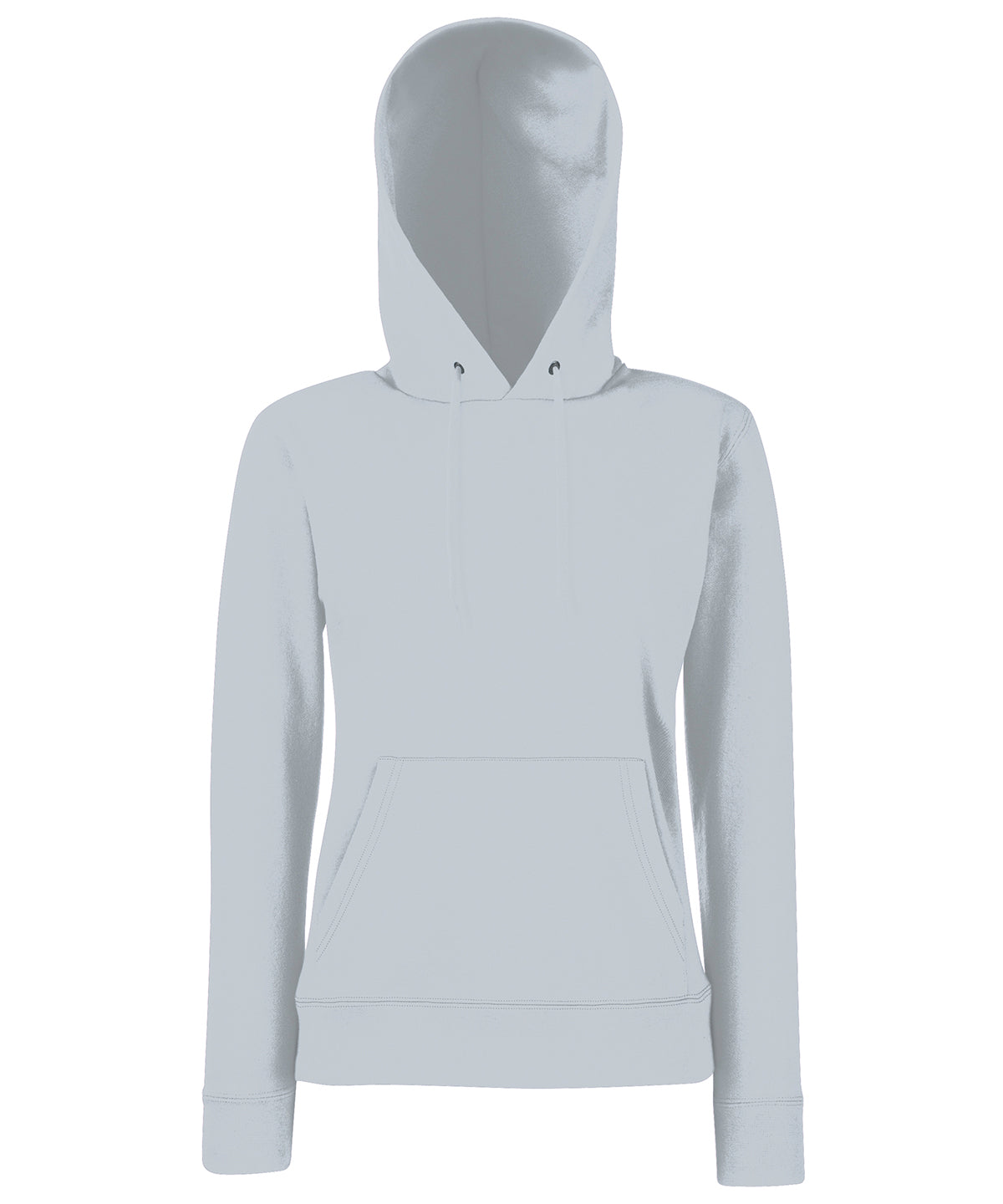 Hoodies - Klassisk 80/20 Hoodiesweater för Damer Heather Grey