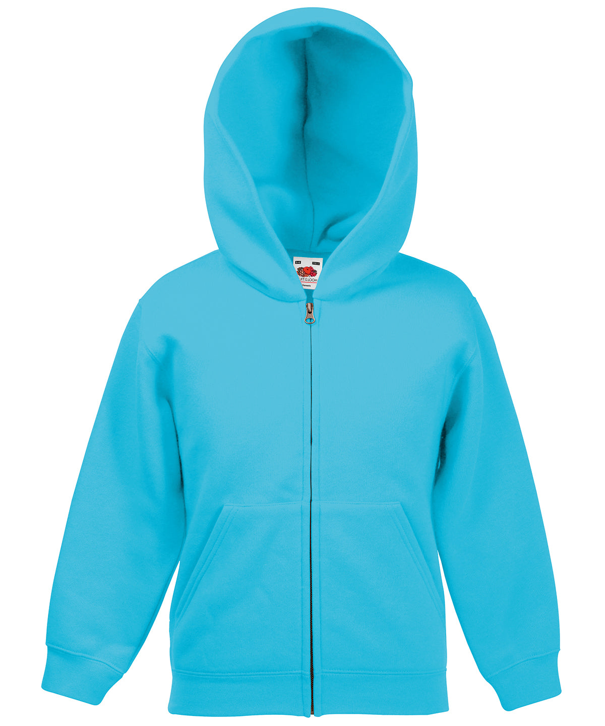 Hoodies - Barnens Klassiska Hoodiejacka Azure Blue