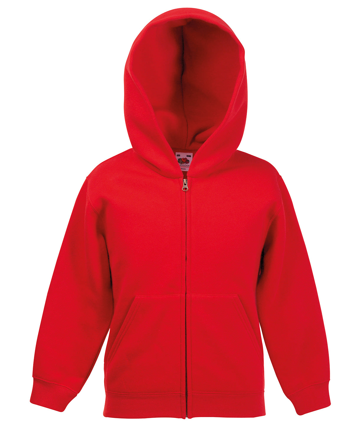 Hoodies - Barnens Klassiska Hoodiejacka Red