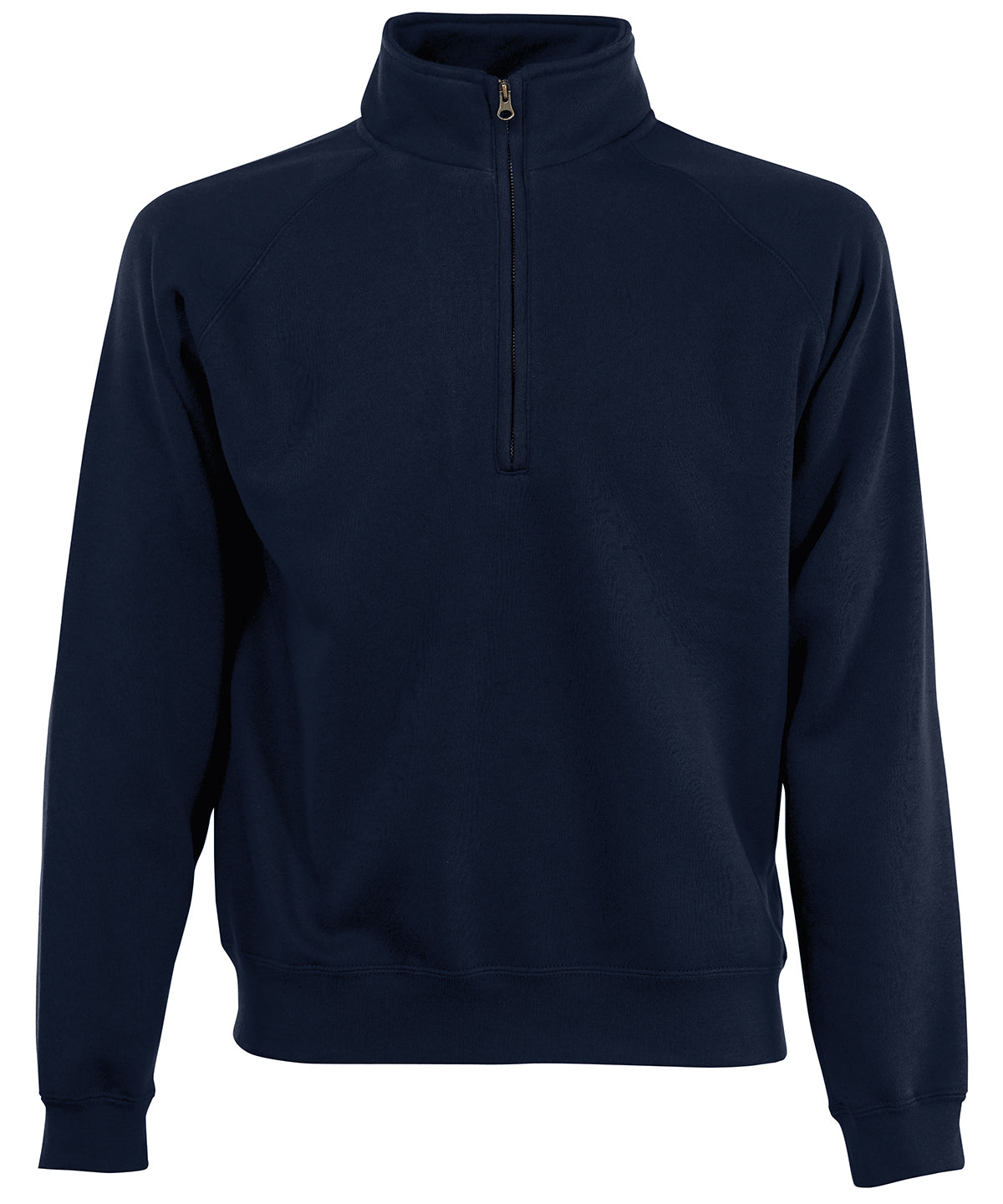 Sweatshirts - Klassisk Zip-Neck Sweatshirt för Herrar Deep Navy