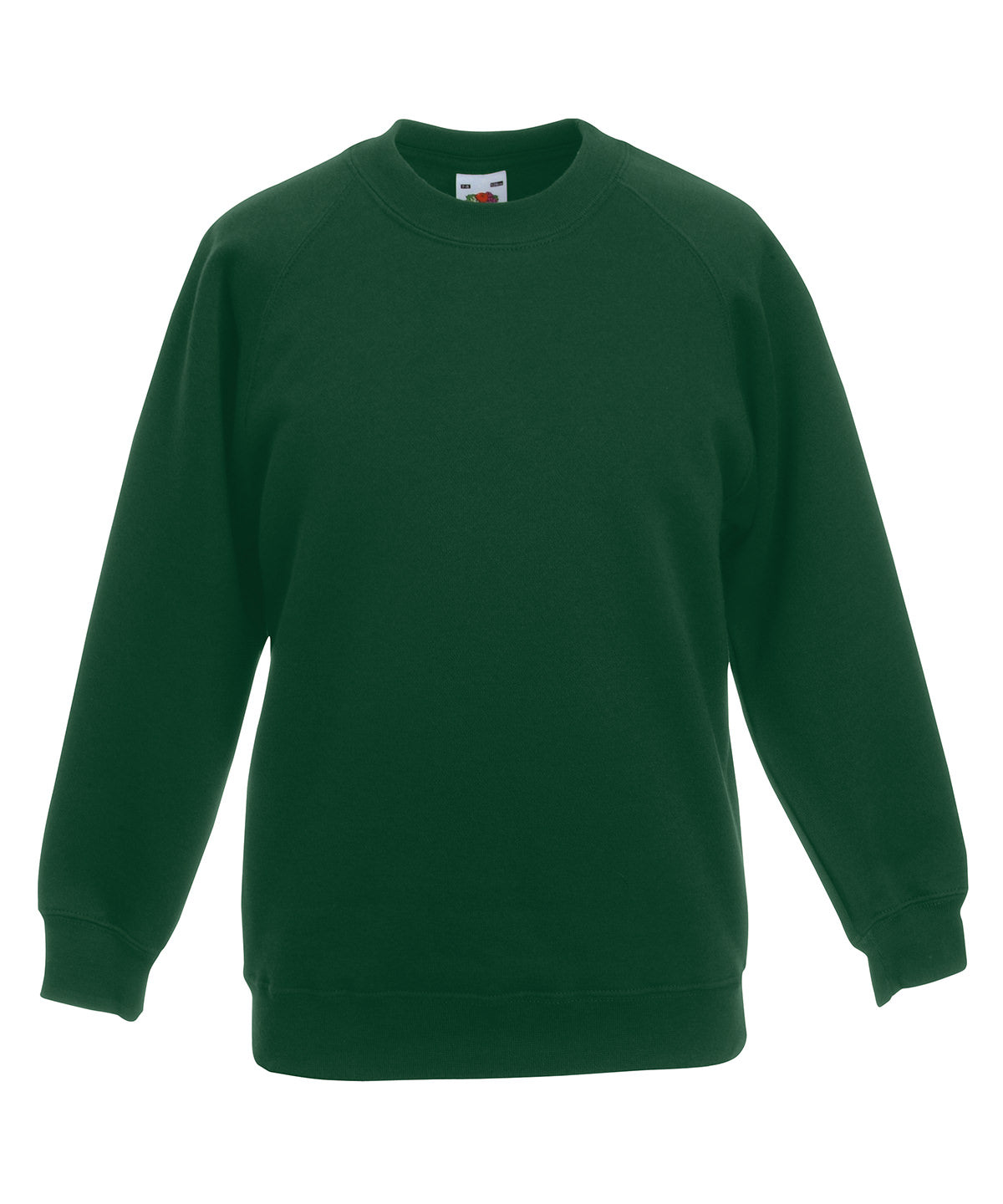 Sweatshirts - Klassisk Raglan Sweatshirt för Barn Bottle Green