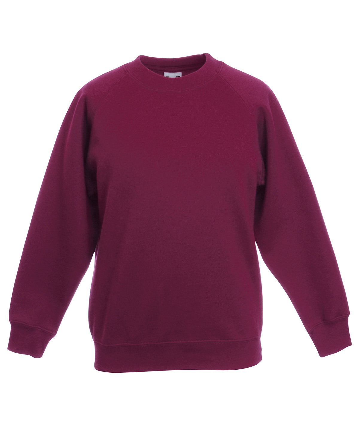 Sweatshirts - Klassisk Raglan Sweatshirt för Barn Burgundy