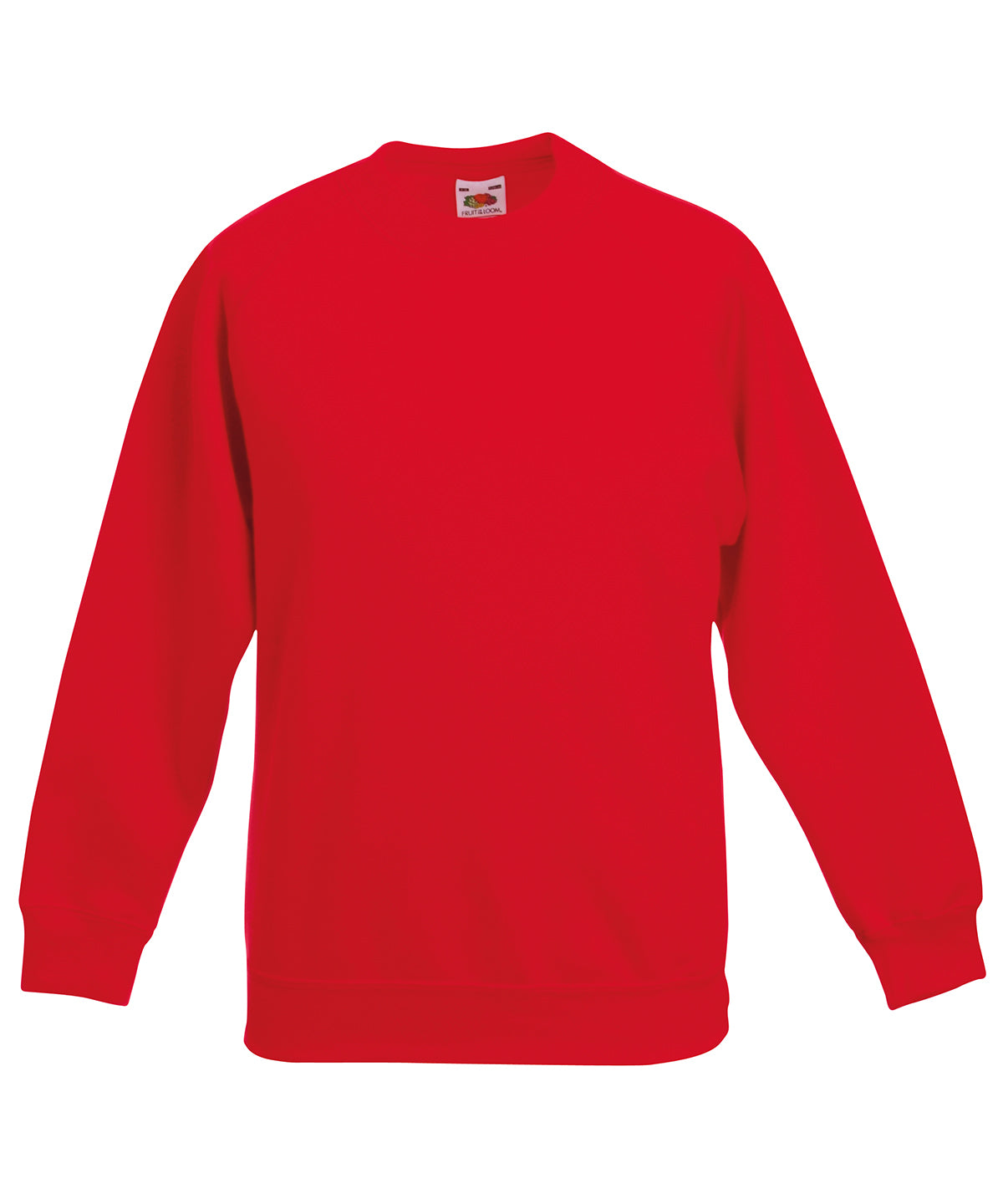 Sweatshirts - Klassisk Raglan Sweatshirt för Barn Red