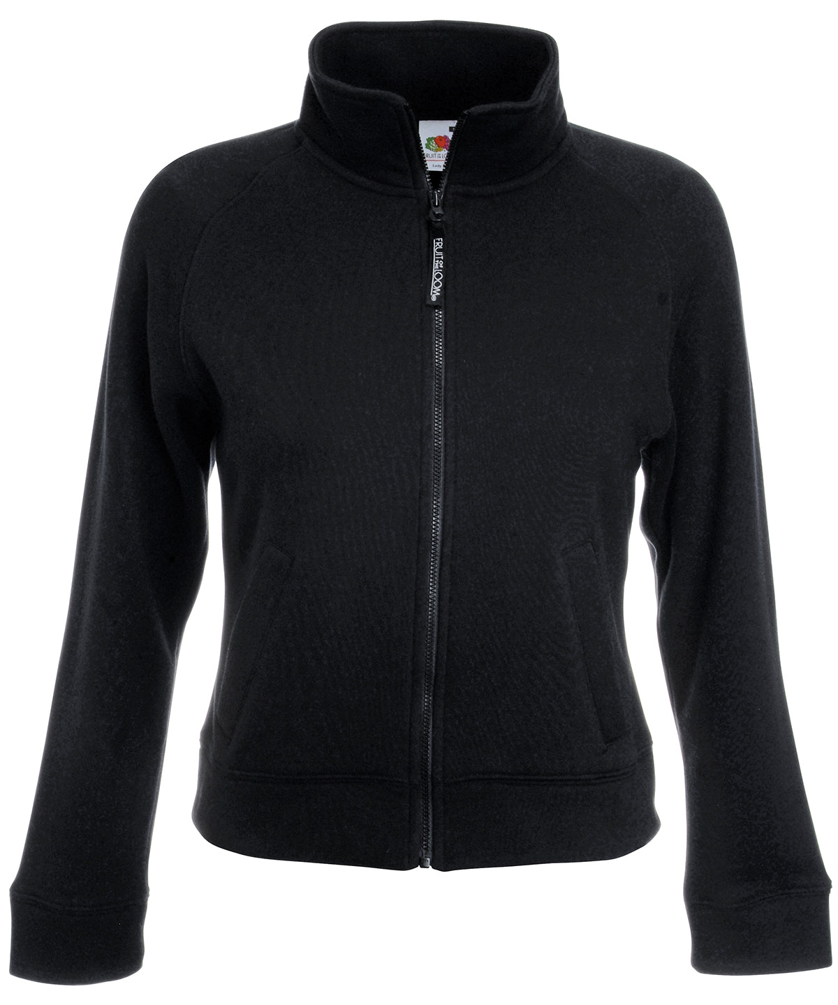 Sweatshirts - Dam Premium Sweatshirtjacka Black