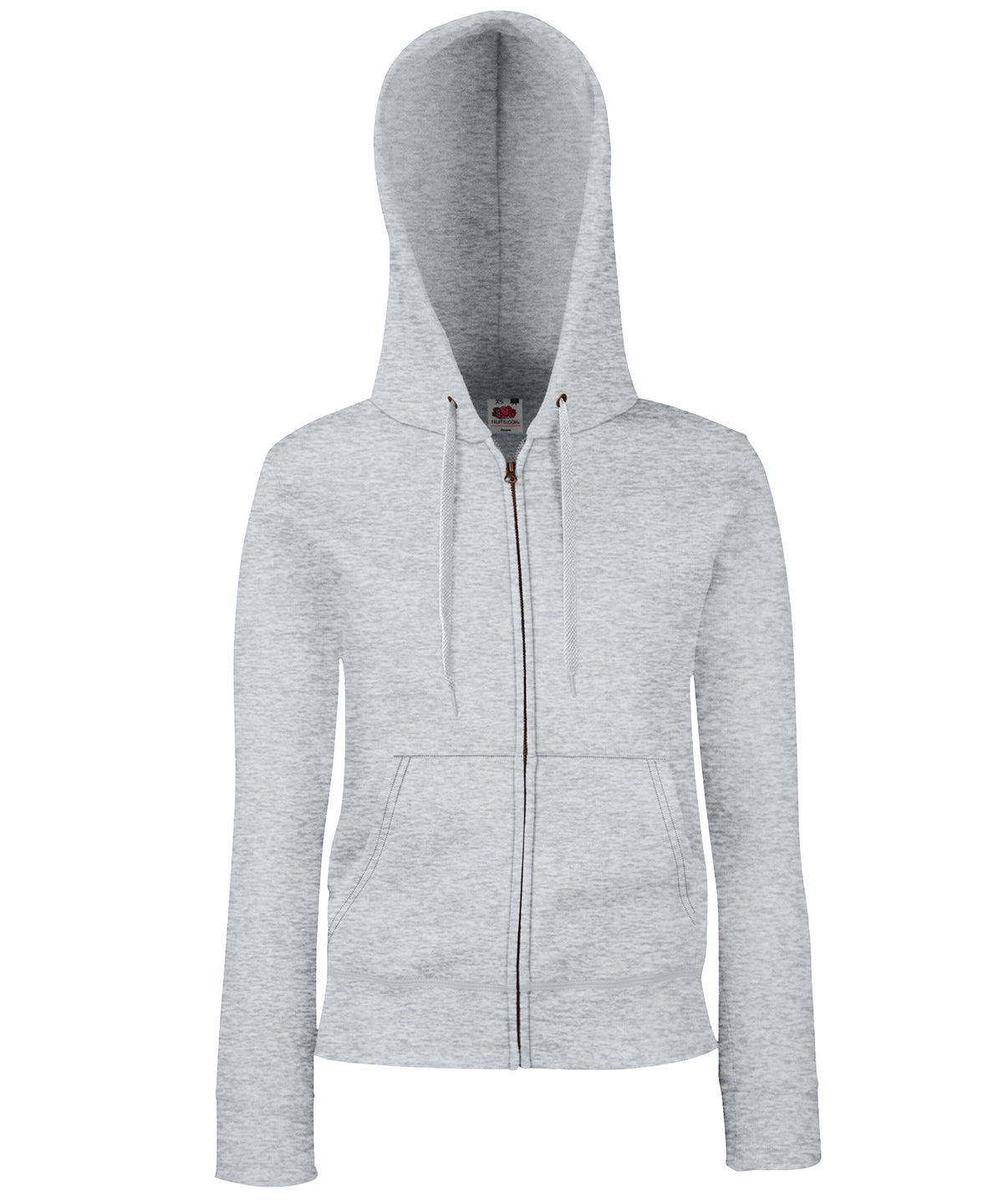 Hoodies - Premium hoodiejacka för damer som är både snygg och bekväm Heather Grey