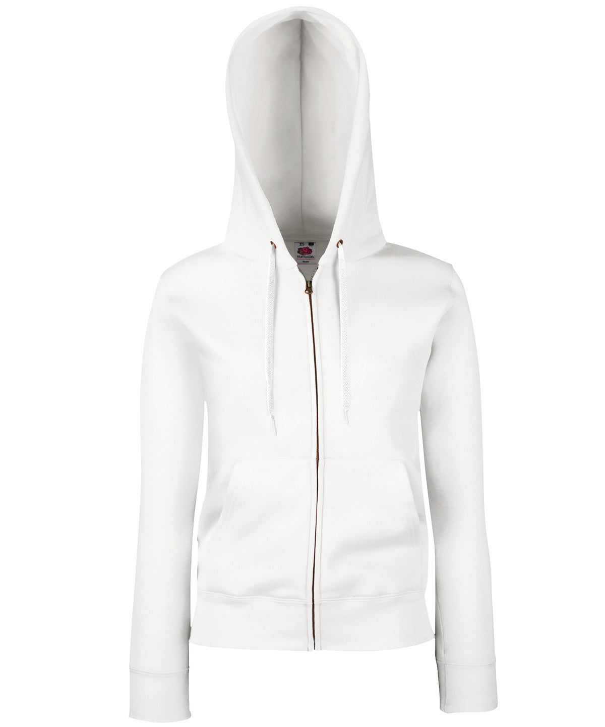 Hoodies - Premium hoodiejacka för damer som är både snygg och bekväm White