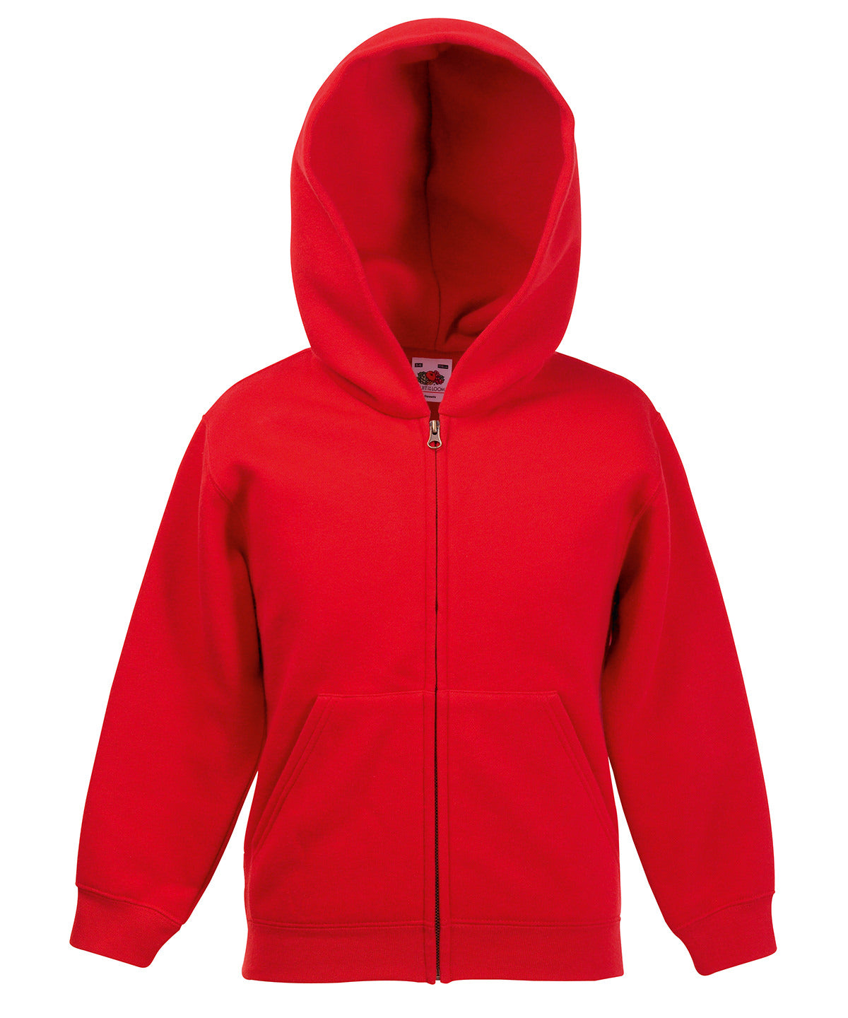 Hoodies - Barnens Premium Hoodiejacka Red