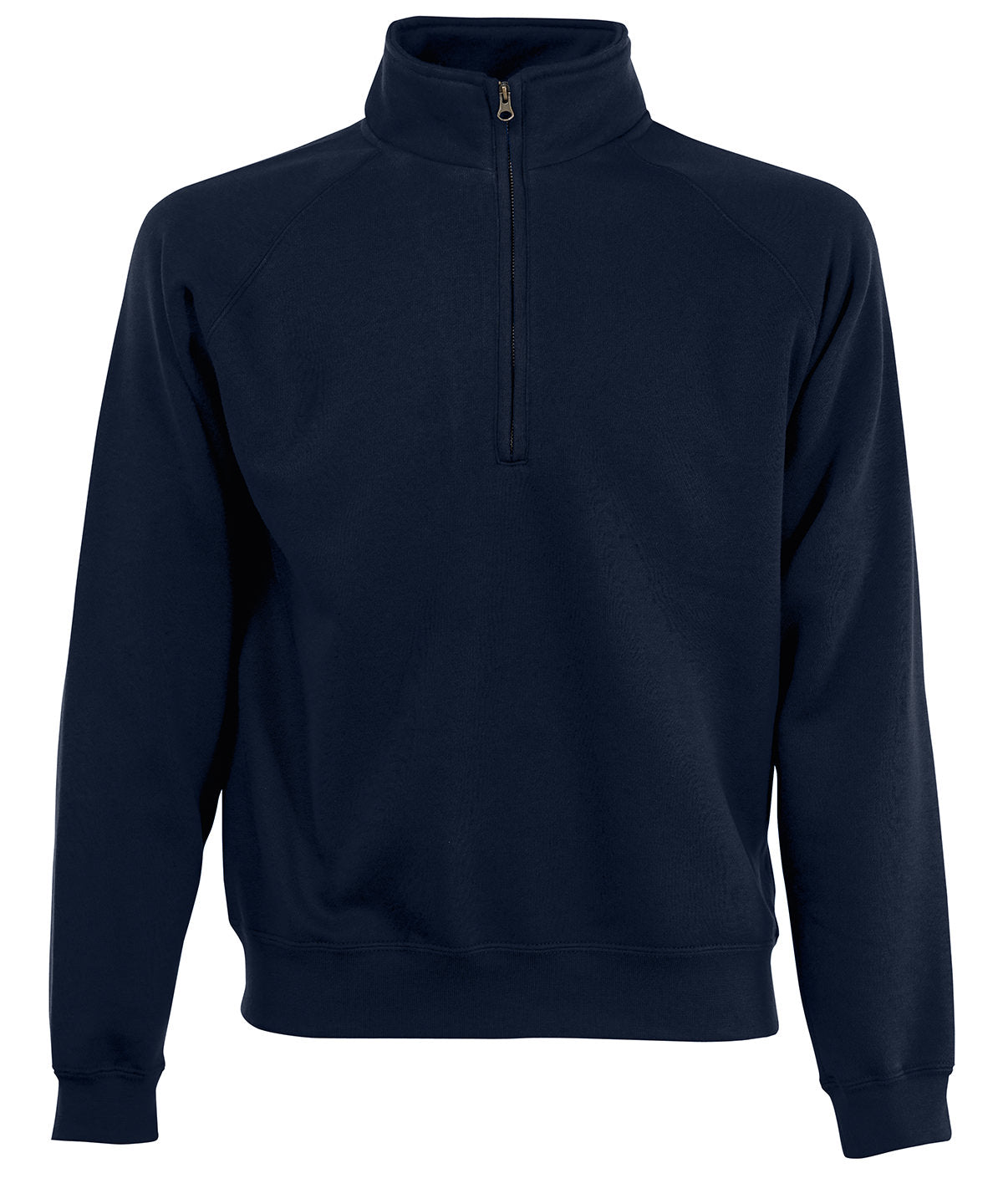 Sweatshirts - Premium Zip-Neck Sweatshirt Deep Navy