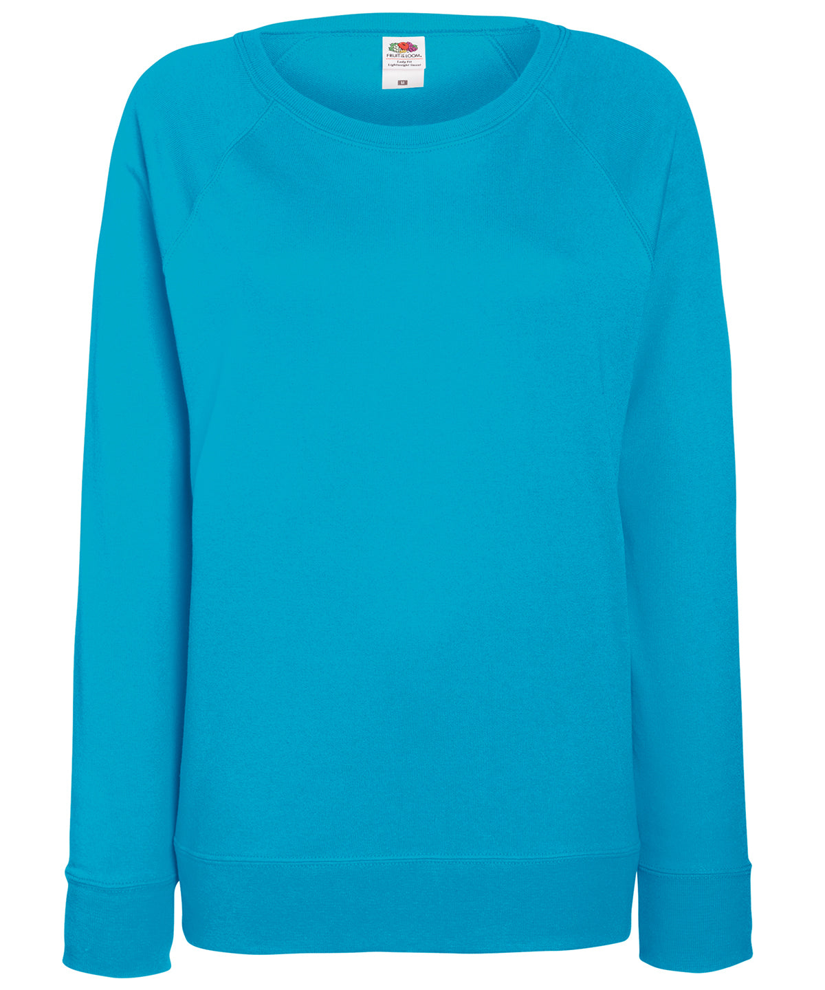 Sweatshirts - Dam lättvikts raglan sweatshirt Azure Blue