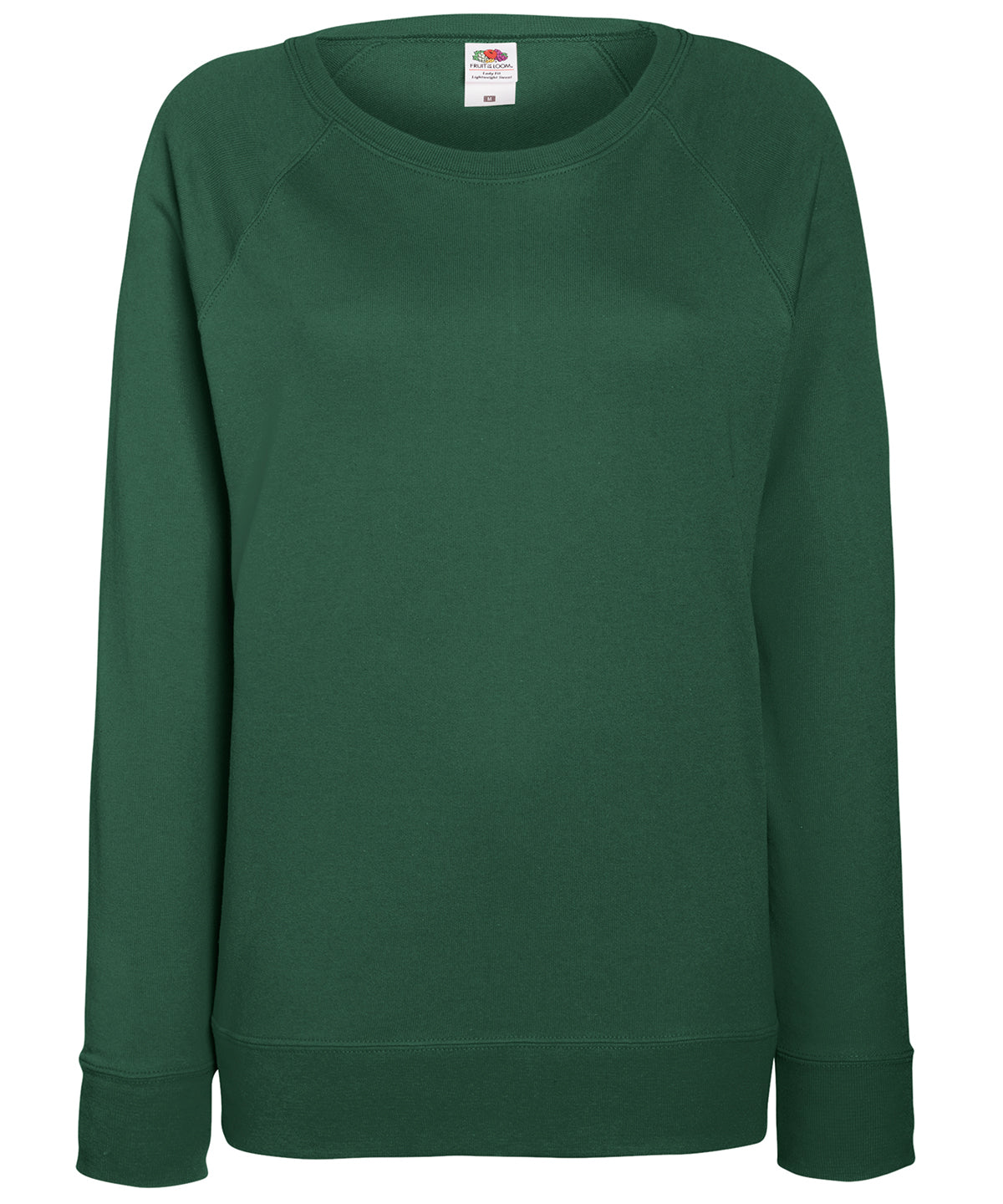 Sweatshirts - Dam lättvikts raglan sweatshirt Bottle Green