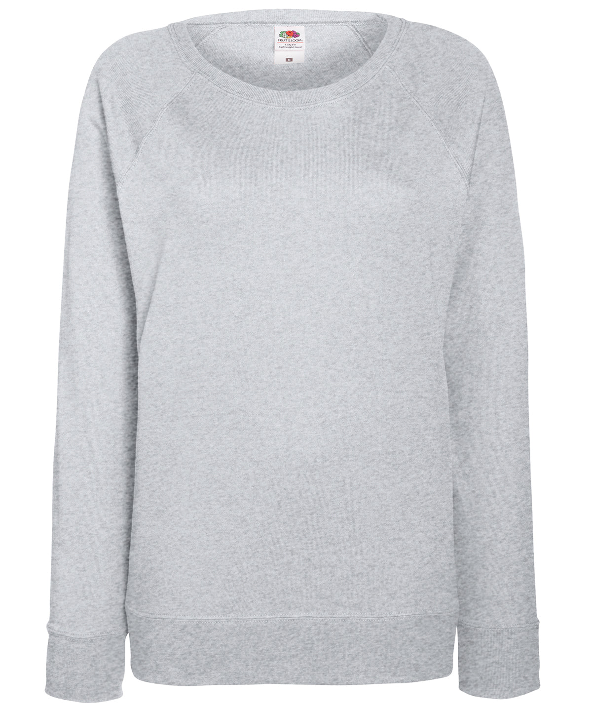 Sweatshirts - Dam lättvikts raglan sweatshirt Heather Grey