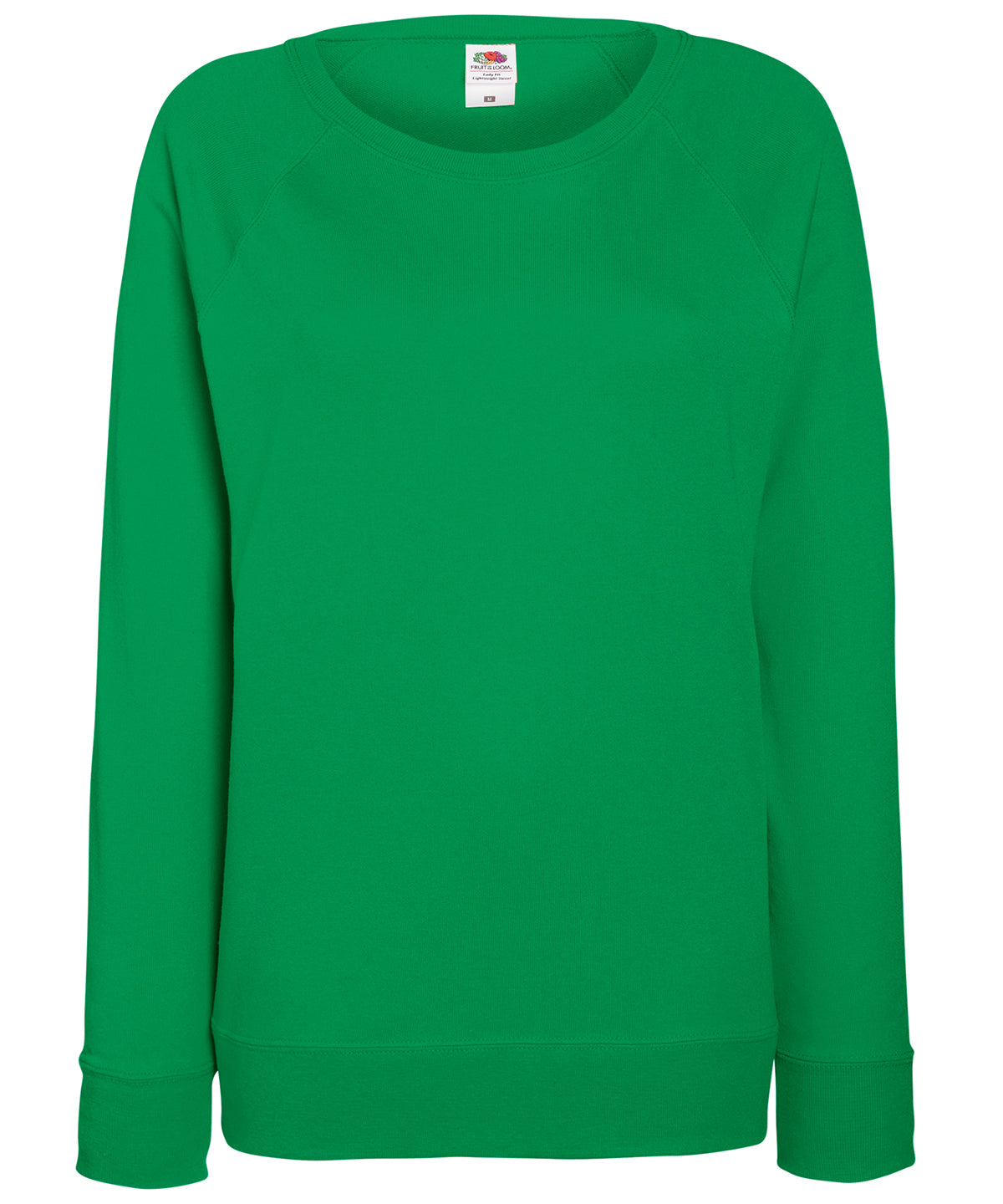 Sweatshirts - Dam lättvikts raglan sweatshirt Kelly Green