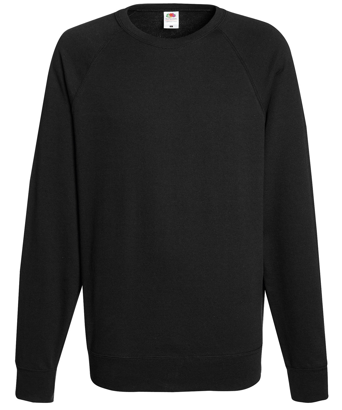 Sweatshirts - Lätt Raglantröja för Herrar Black