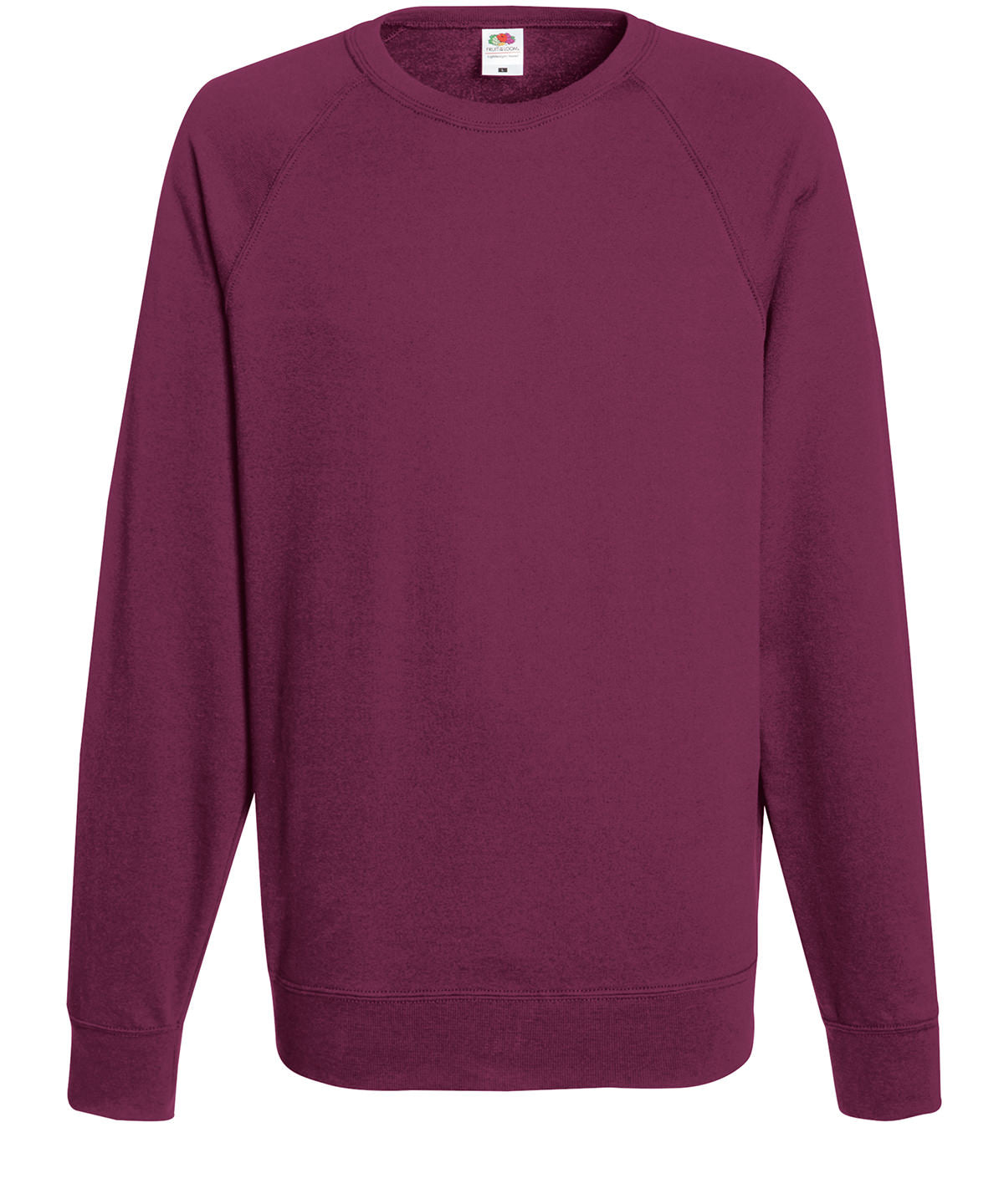 Sweatshirts - Lätt Raglantröja för Herrar Burgundy