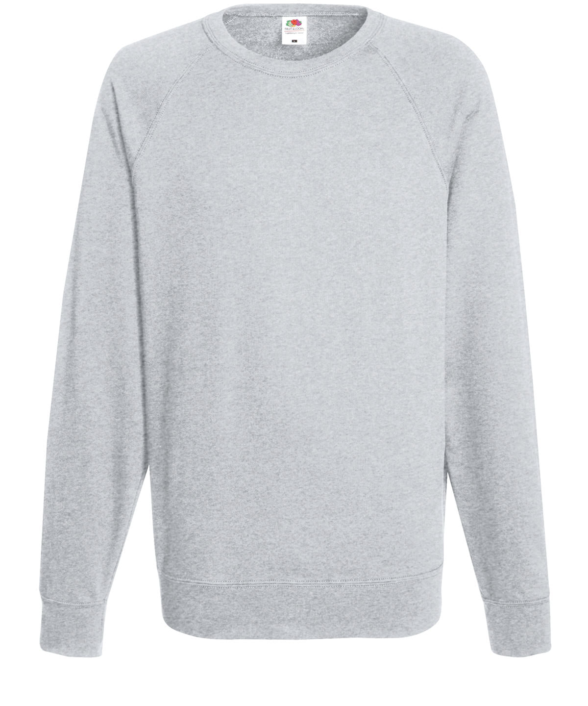 Sweatshirts - Lätt Raglantröja för Herrar Heather Grey