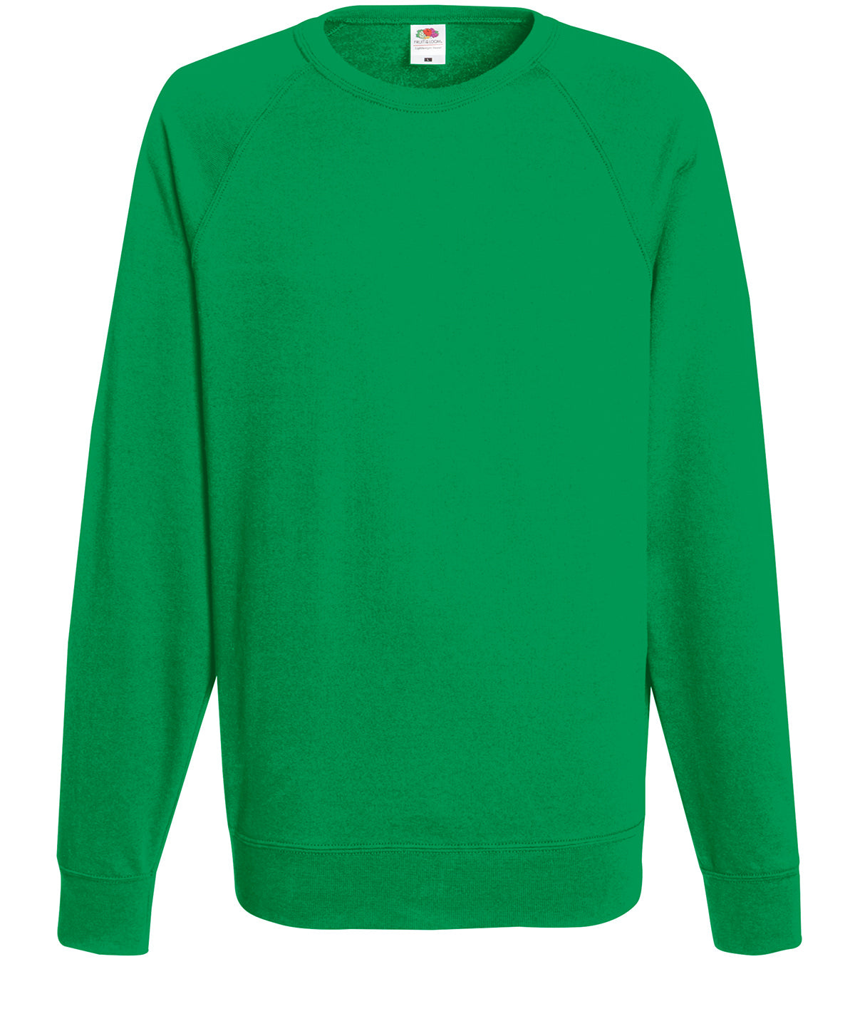 Sweatshirts - Lätt Raglantröja för Herrar Kelly Green