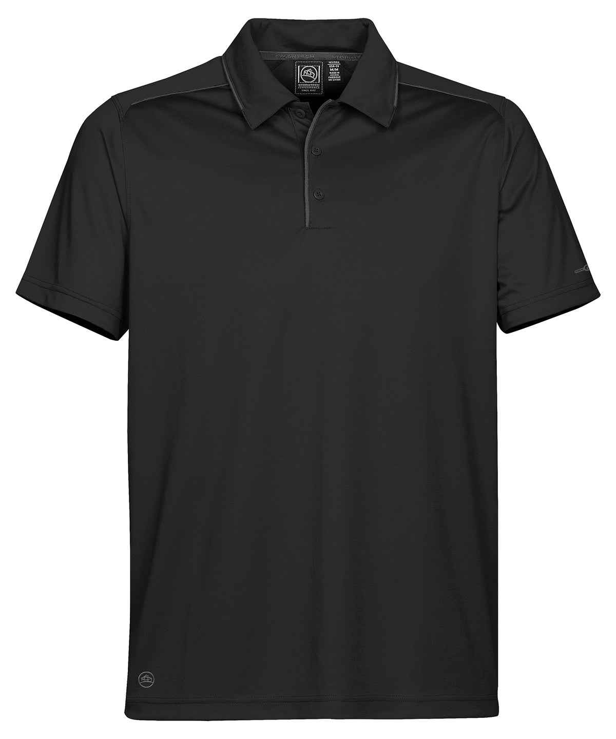 Polos - H2X Inertia Funktionspolo för Herrar Black Graphite