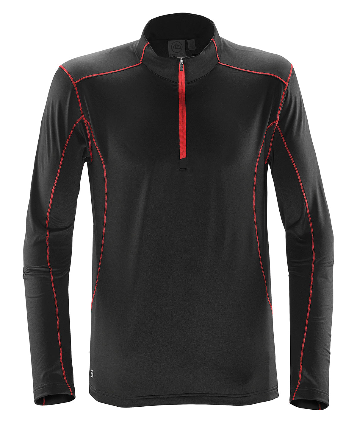 Baselayers - Pulse Fleecepullover Black Red