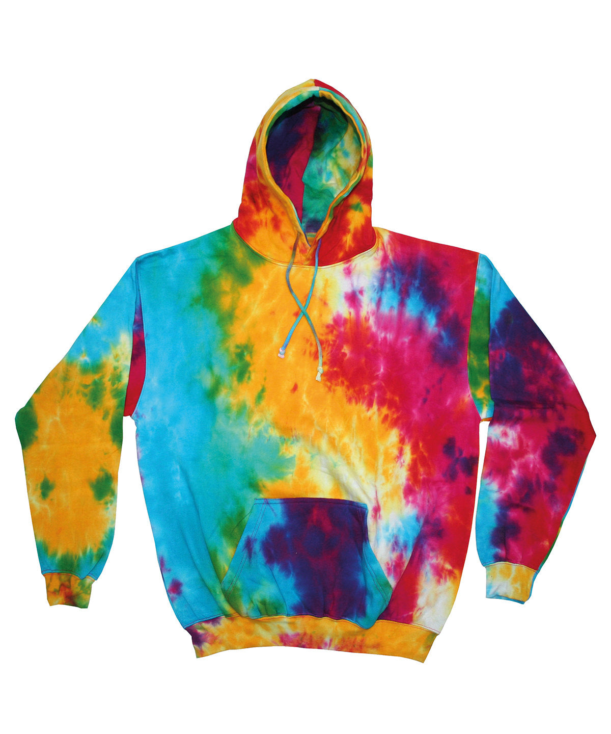 Hoodies - Regnbåge Tie-Dye Hoodie Multi Rainbow